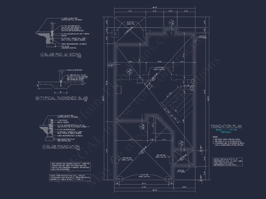 Craftsman house Plan with CAD Blueprint and Floor Designs