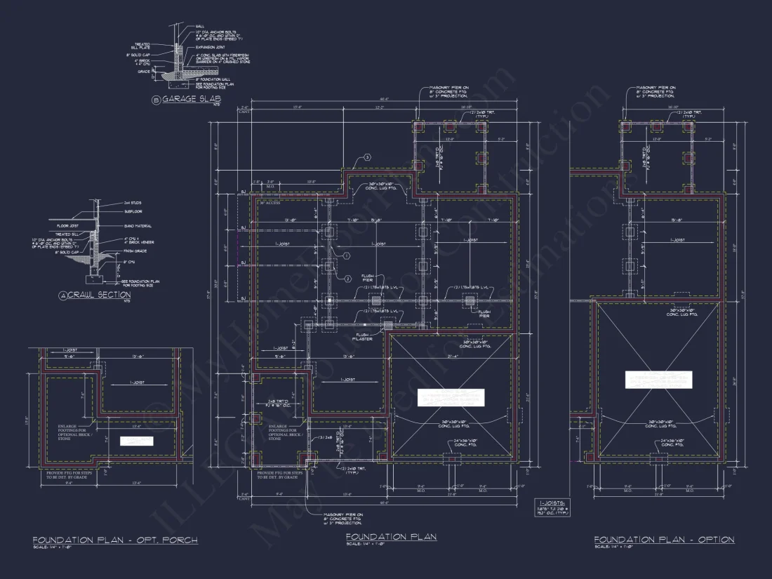 Craftsman house Plan with Detailed Blueprint and CAD Designs