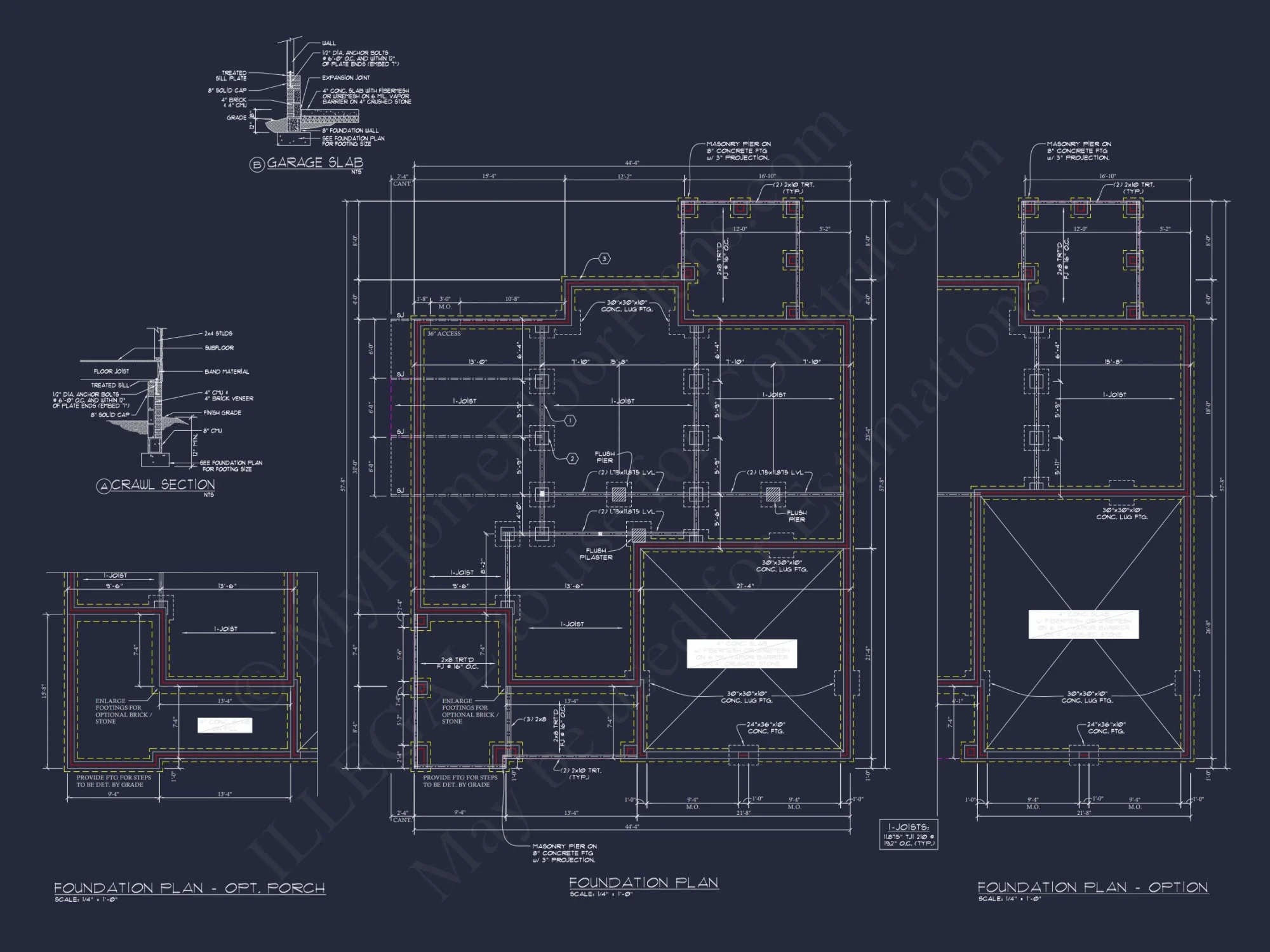 Craftsman house Plan with Detailed Blueprint and CAD Designs