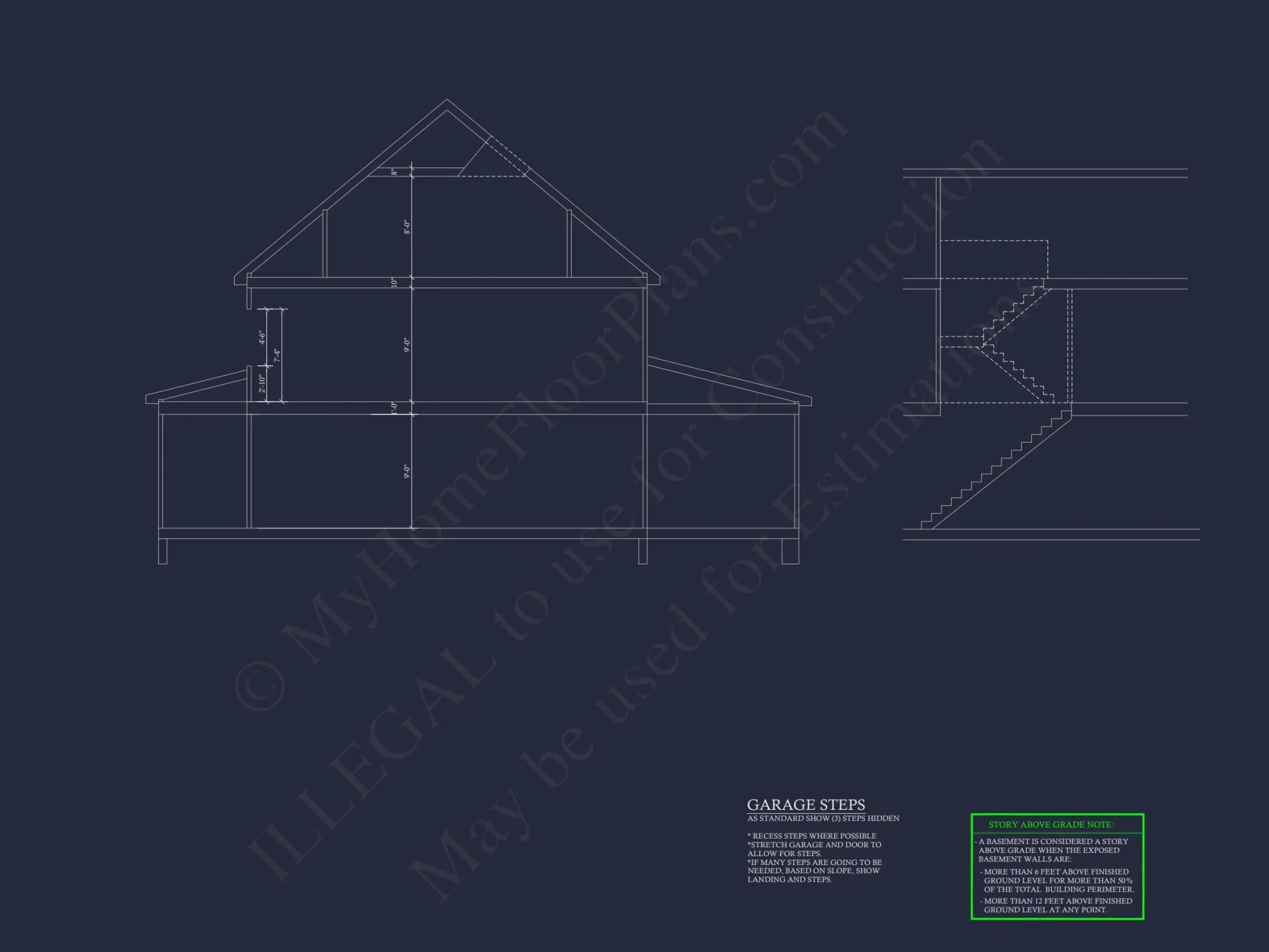 Craftsman house Plan with Detailed Blueprint and CAD Designs