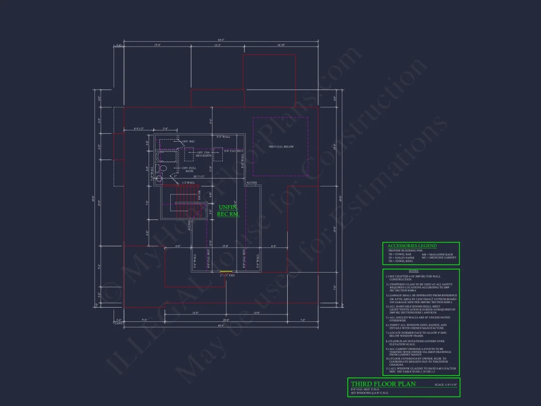 Craftsman house Plan with Detailed Blueprint and CAD Designs
