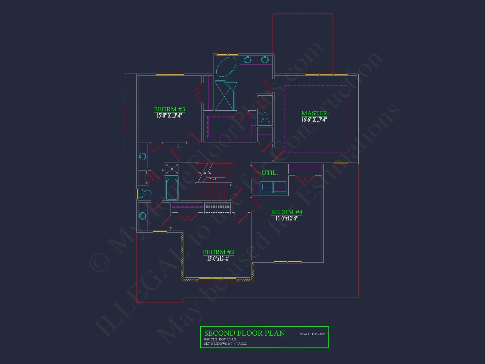Craftsman house Plan with Detailed Blueprint and CAD Designs