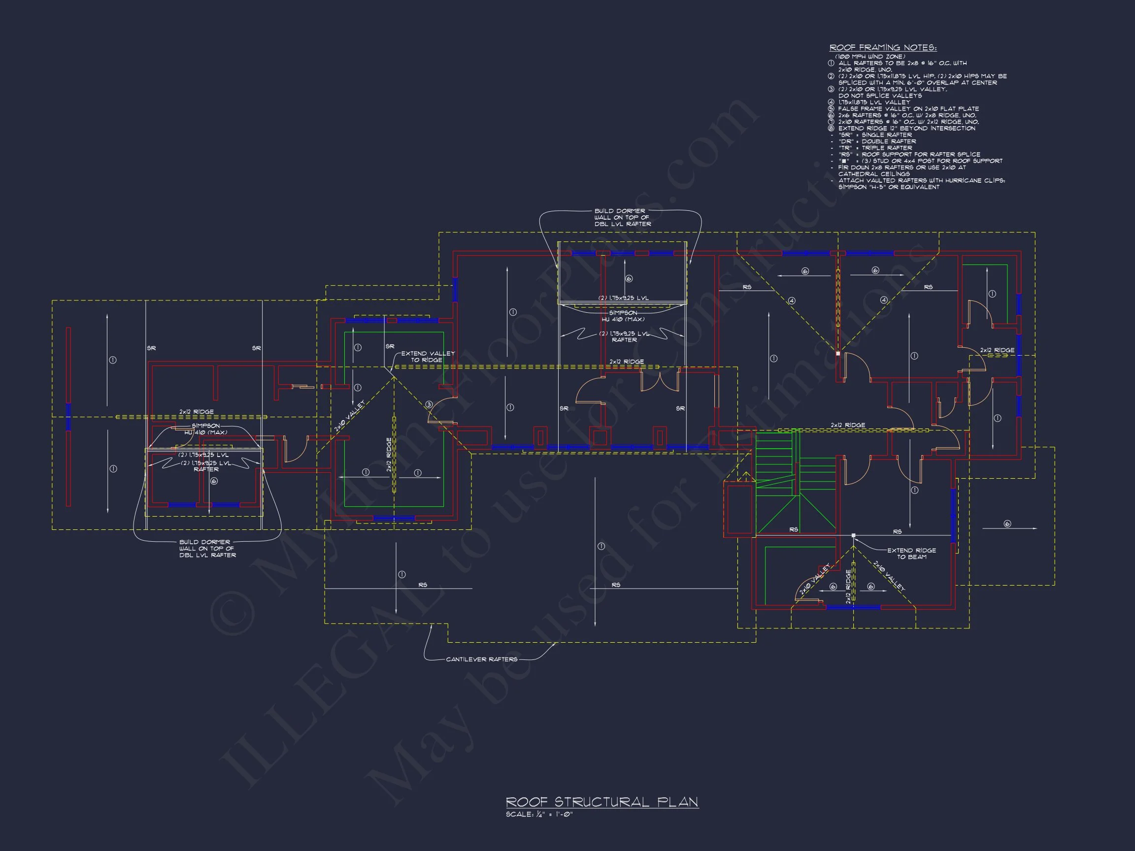 9-1765 HOUSE PLAN - Craftsman House Plan w/2-Story, 4 Bed, 3 Bath & 2-Car Garage Blueprint 20 Craftsman house Plan w/2-Story, 4 Bed, 3 Bath & 2-Car Garage Blueprint