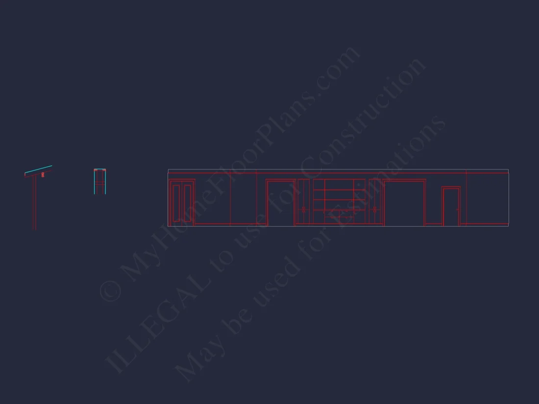 Craftsman house Plan w/2-Story, 4 Bed, 3 Bath & 2-Car Garage Blueprint