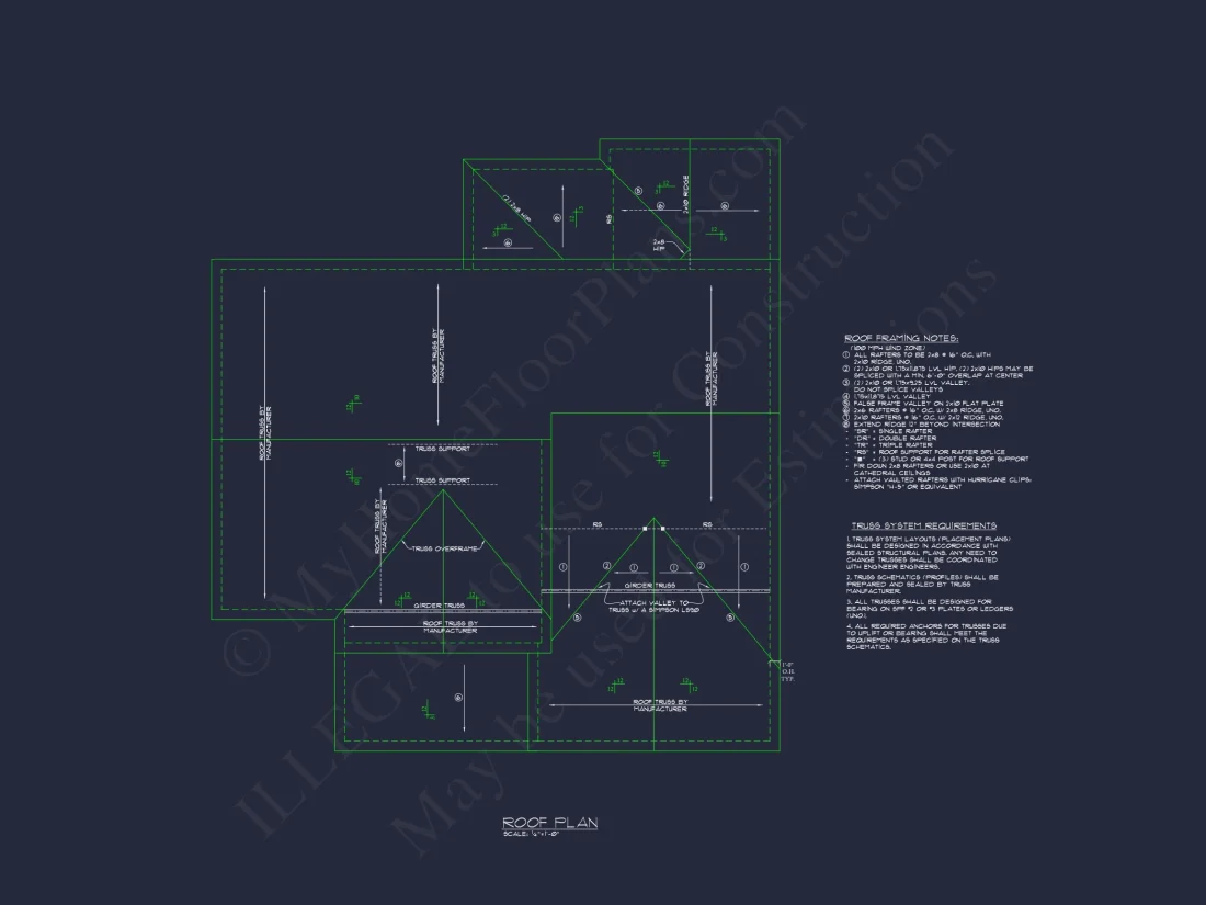 Spacious house Floor Plan with 4 Bedrooms & CAD Designs