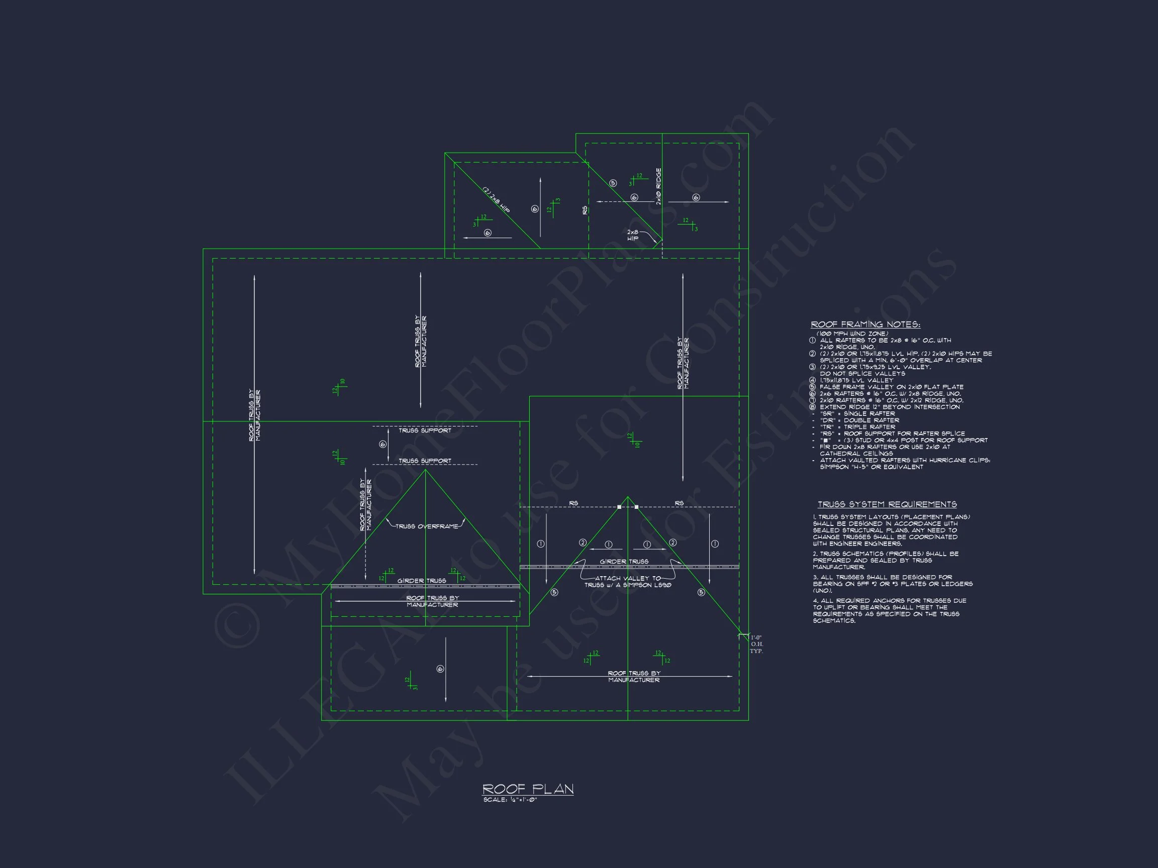 9-1672 HOUSE PLAN - Spacious House Floor Plan with 4 Bedrooms & CAD Designs 14 Spacious house Floor Plan with 4 Bedrooms & CAD Designs