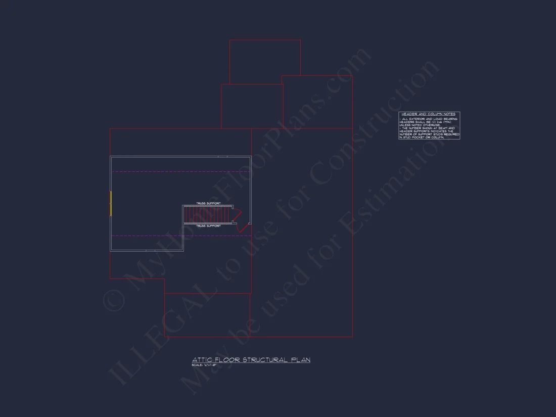 Spacious house Floor Plan with 4 Bedrooms & CAD Designs