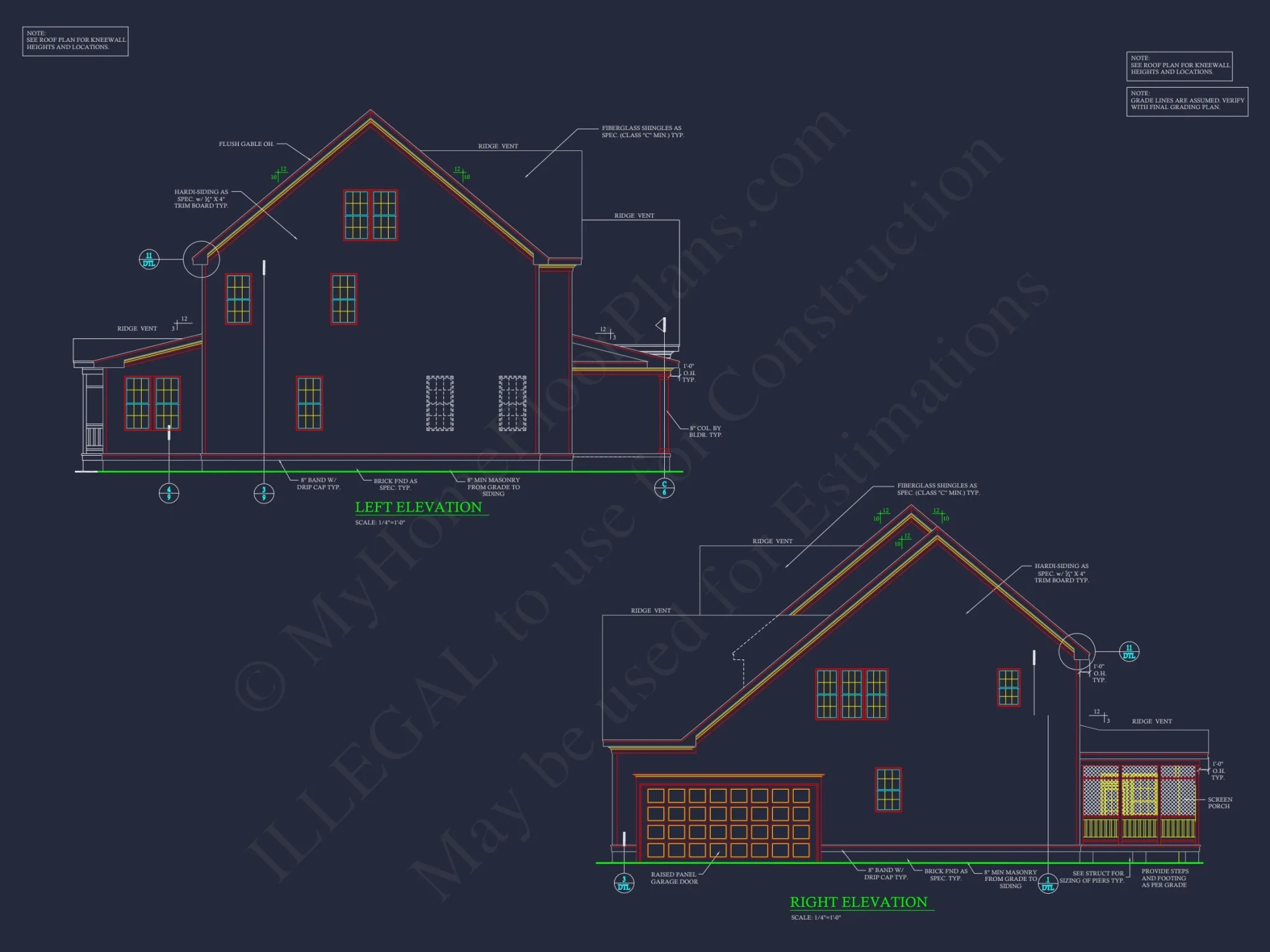 Spacious house Floor Plan with 4 Bedrooms & CAD Designs