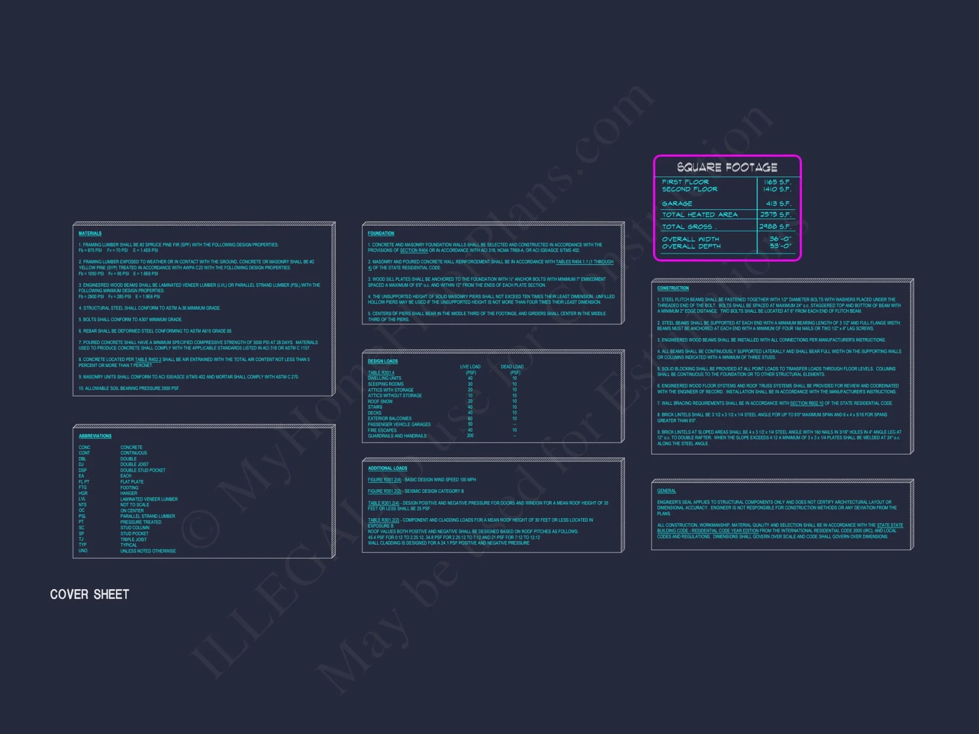 Modern Craftsman house Plan with Detailed Floor Plans and CAD Designs