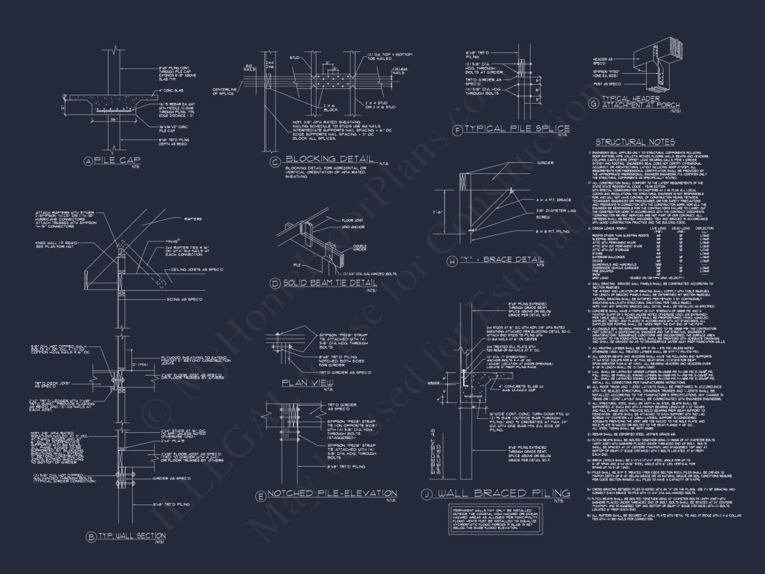 Beach house Plan with Elevator: 4 Bed, 3.5 Bath Coastal Design
