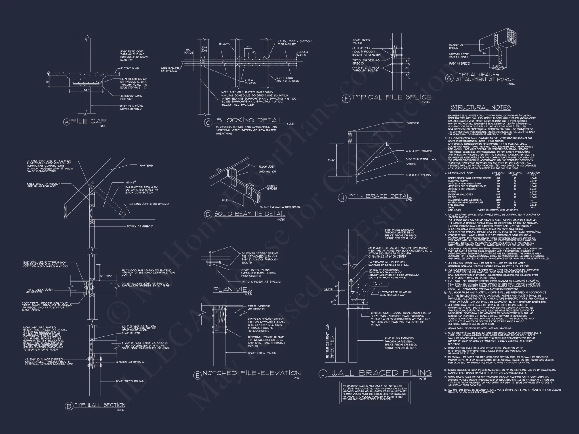Beach house Plan with Elevator: 4 Bed, 3.5 Bath Coastal Design