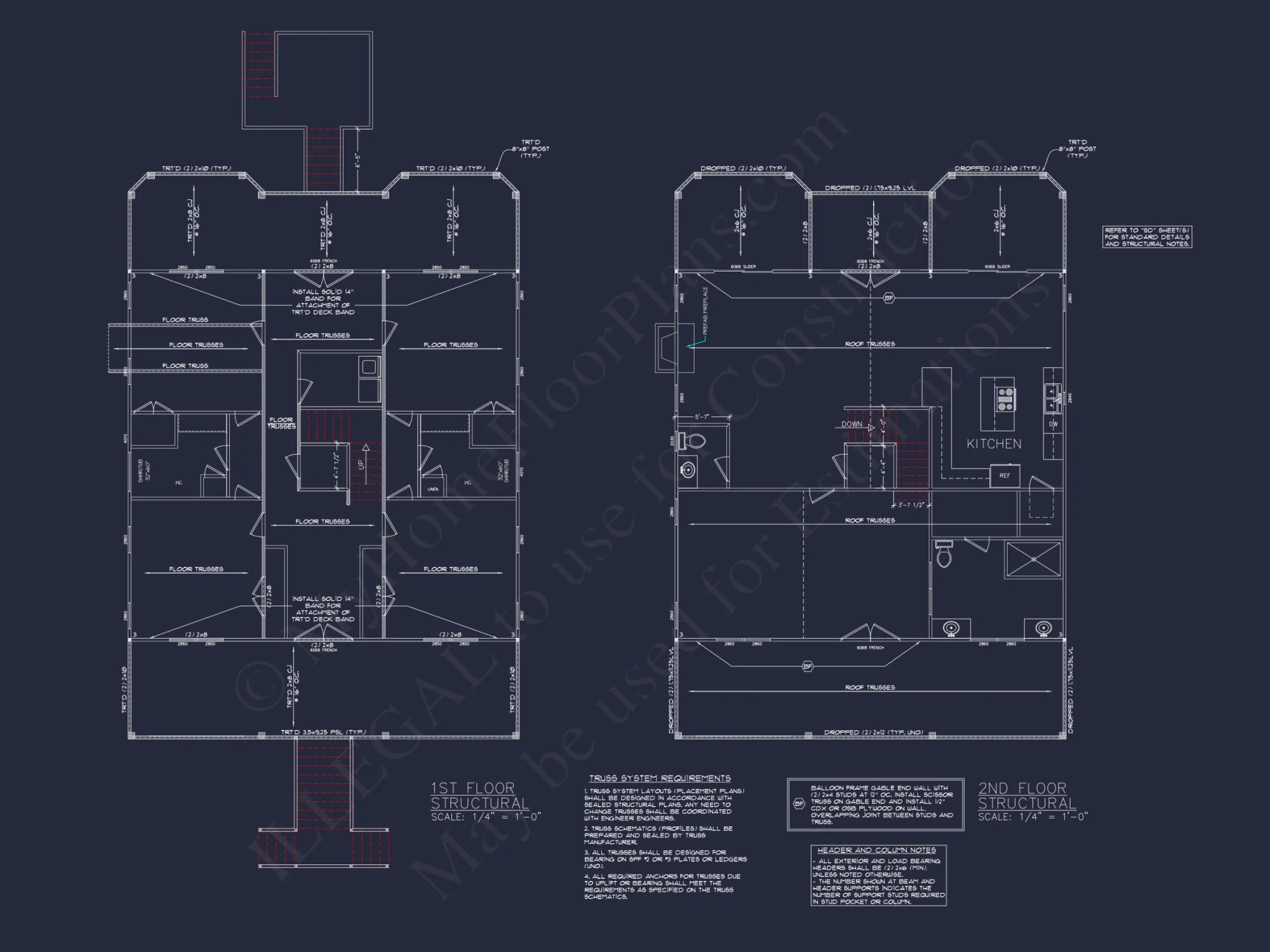 Beach house Plan with Elevator: 4 Bed, 3.5 Bath Coastal Design