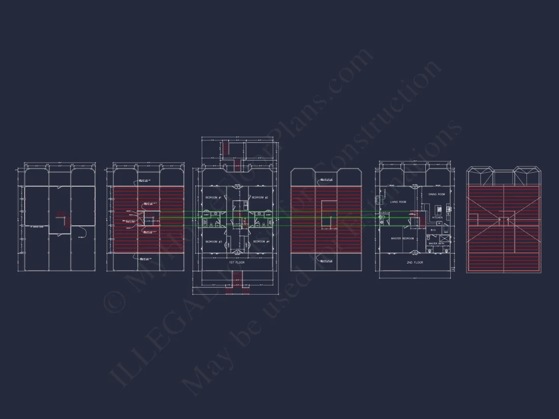 Beach house Plan with Elevator: 4 Bed, 3.5 Bath Coastal Design