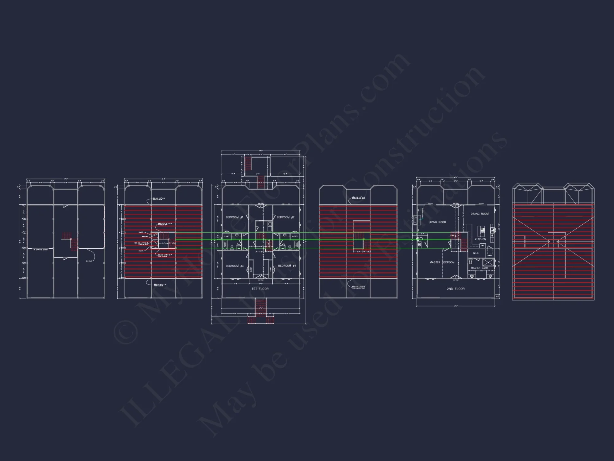 Beach house Plan with Elevator: 4 Bed, 3.5 Bath Coastal Design