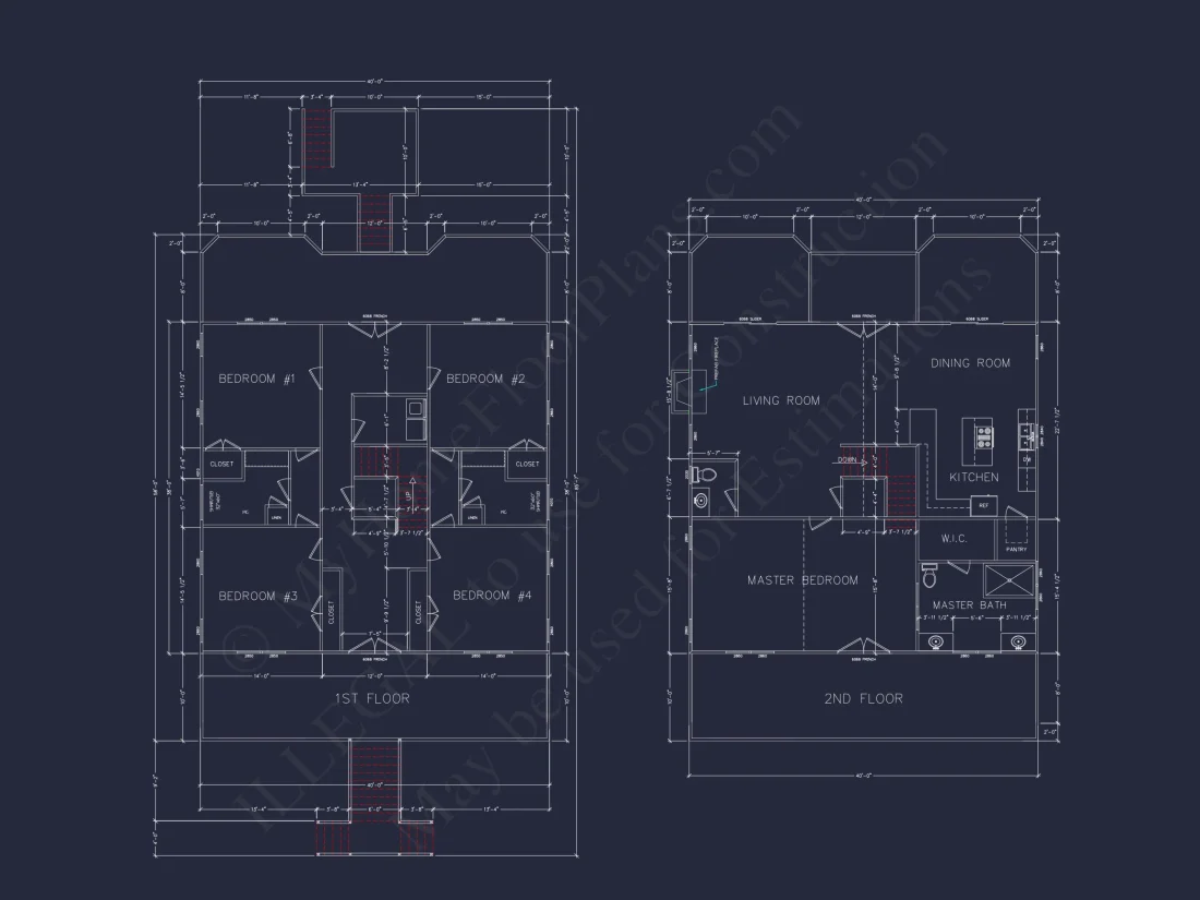 Beach house Plan with Elevator: 4 Bed, 3.5 Bath Coastal Design