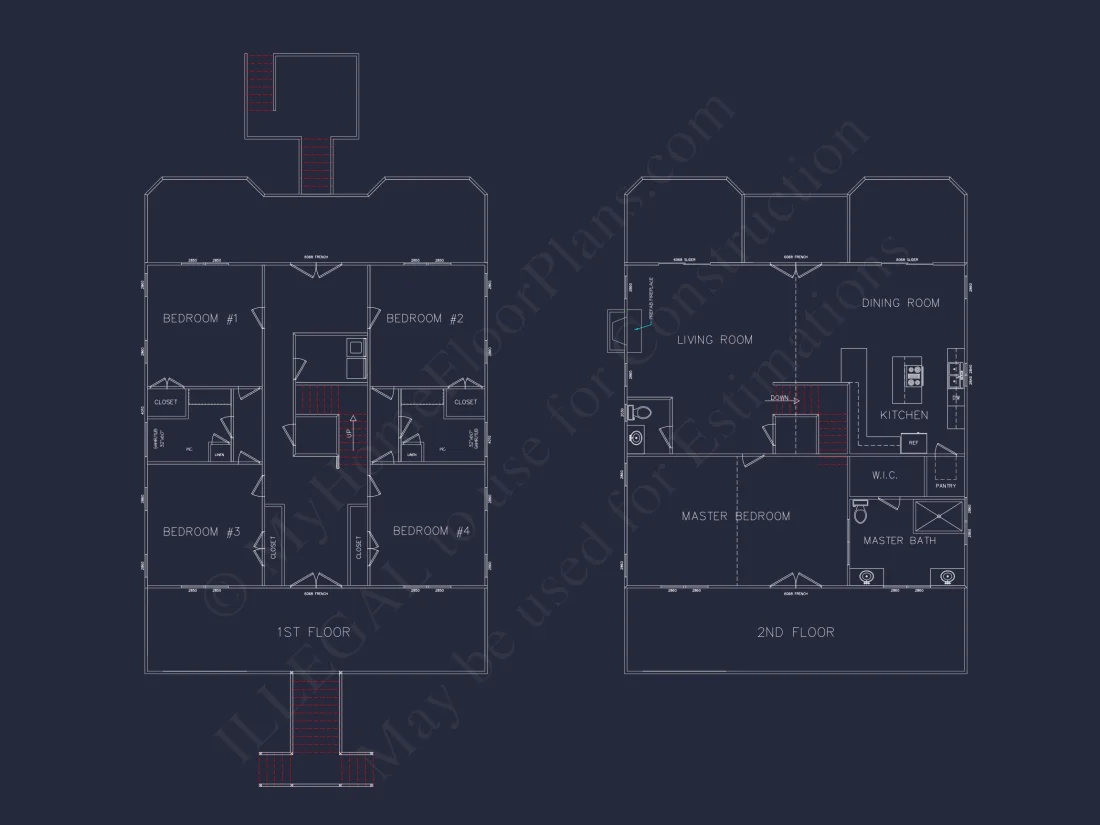 Beach house Plan with Elevator: 4 Bed, 3.5 Bath Coastal Design