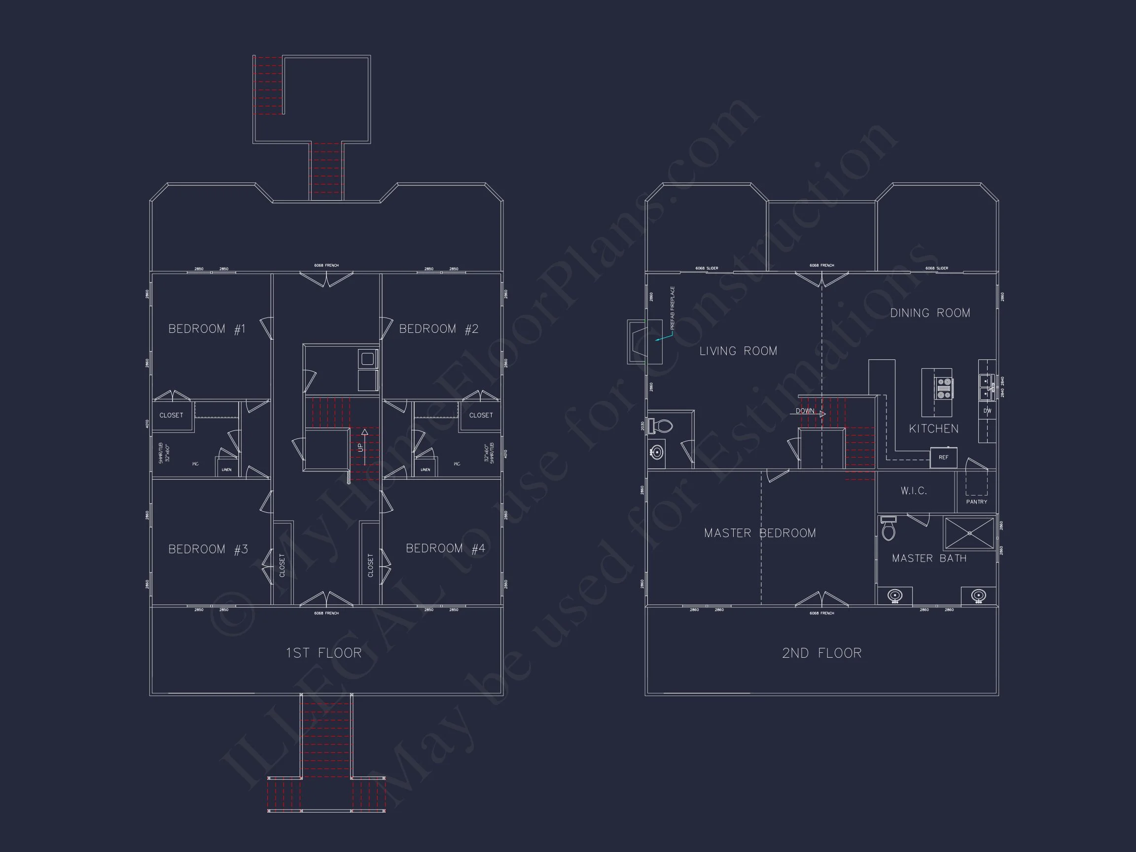 9-1604 HOUSE PLAN - Beach House Plan with Elevator: 4 Bed, 3.5 Bath Coastal Design 3 Beach house Plan with Elevator: 4 Bed, 3.5 Bath Coastal Design