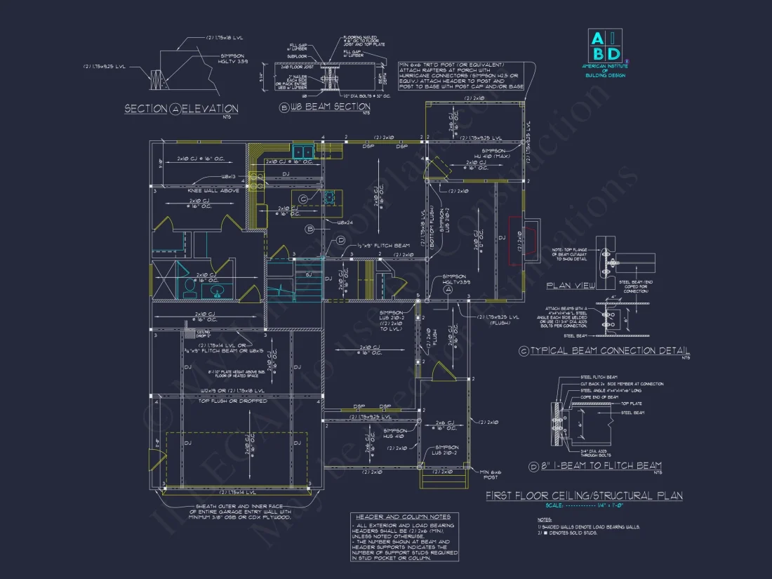 Traditional house Plan with CAD Designs