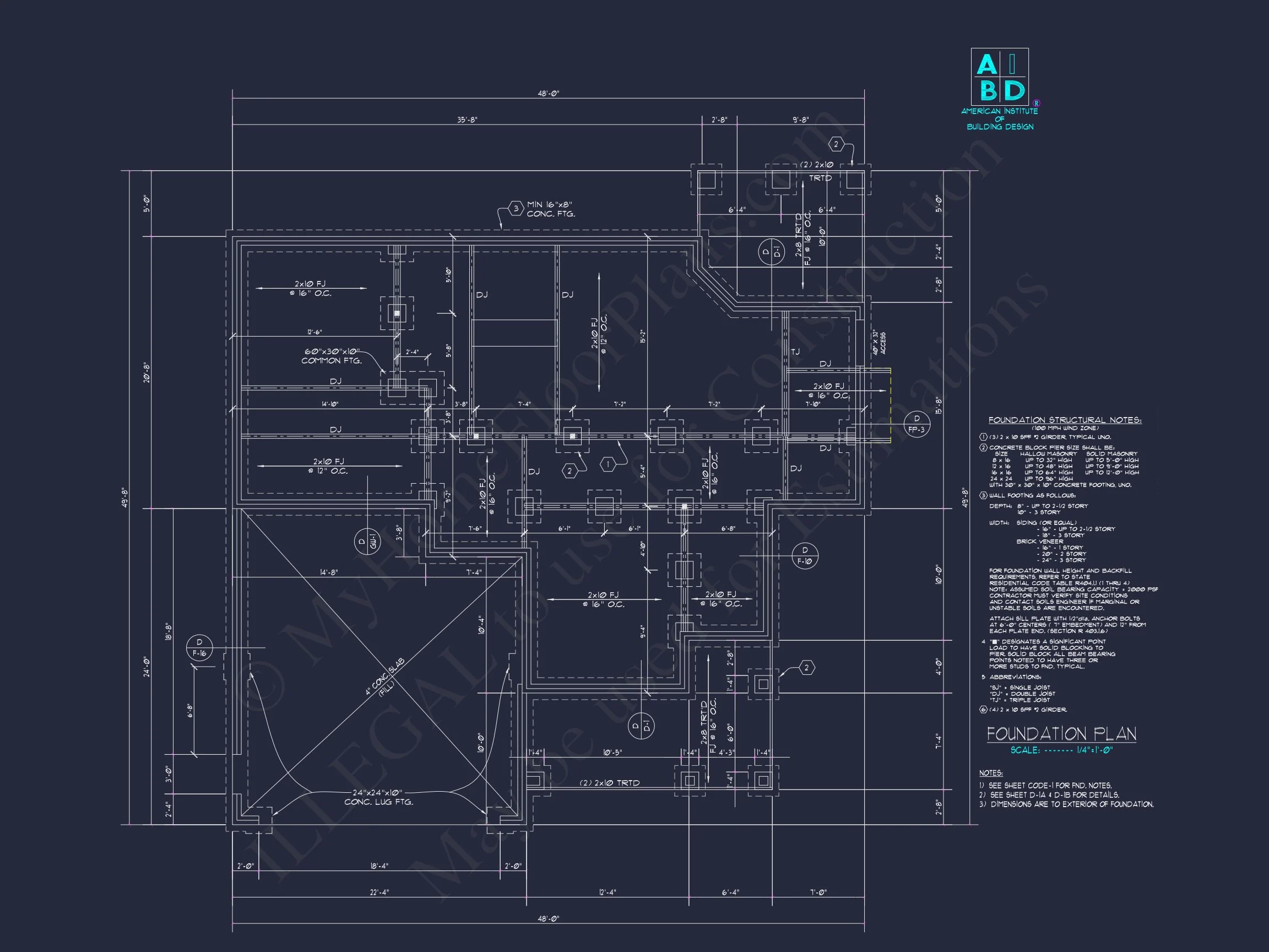 2-Story Blueprint