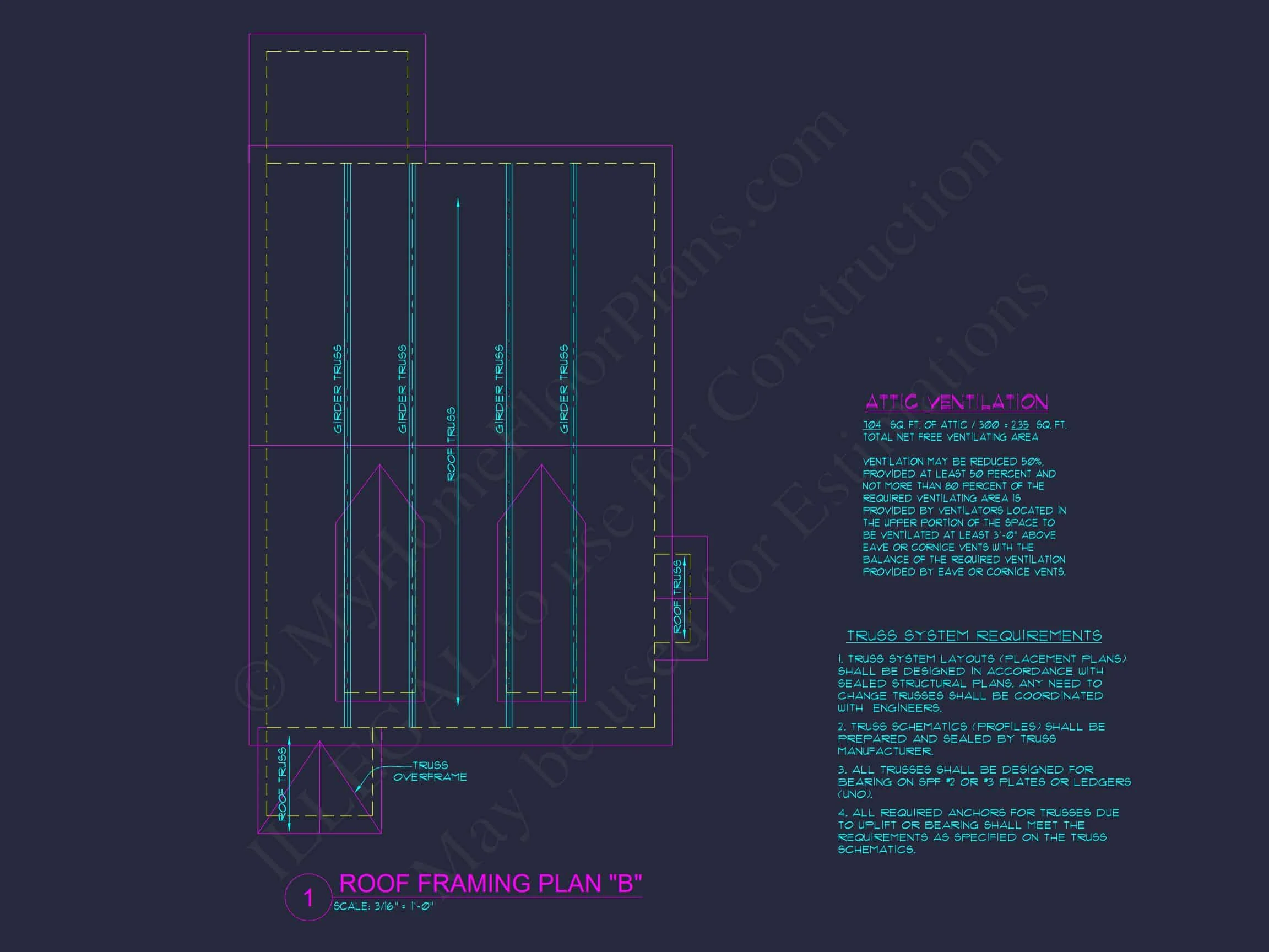 9-1510 HOUSE PLAN - Modern 3-Bedroom House Plan with Open Floor Plan & Attic 15 Modern 3-Bedroom house Plan with Open Floor Plan & Attic