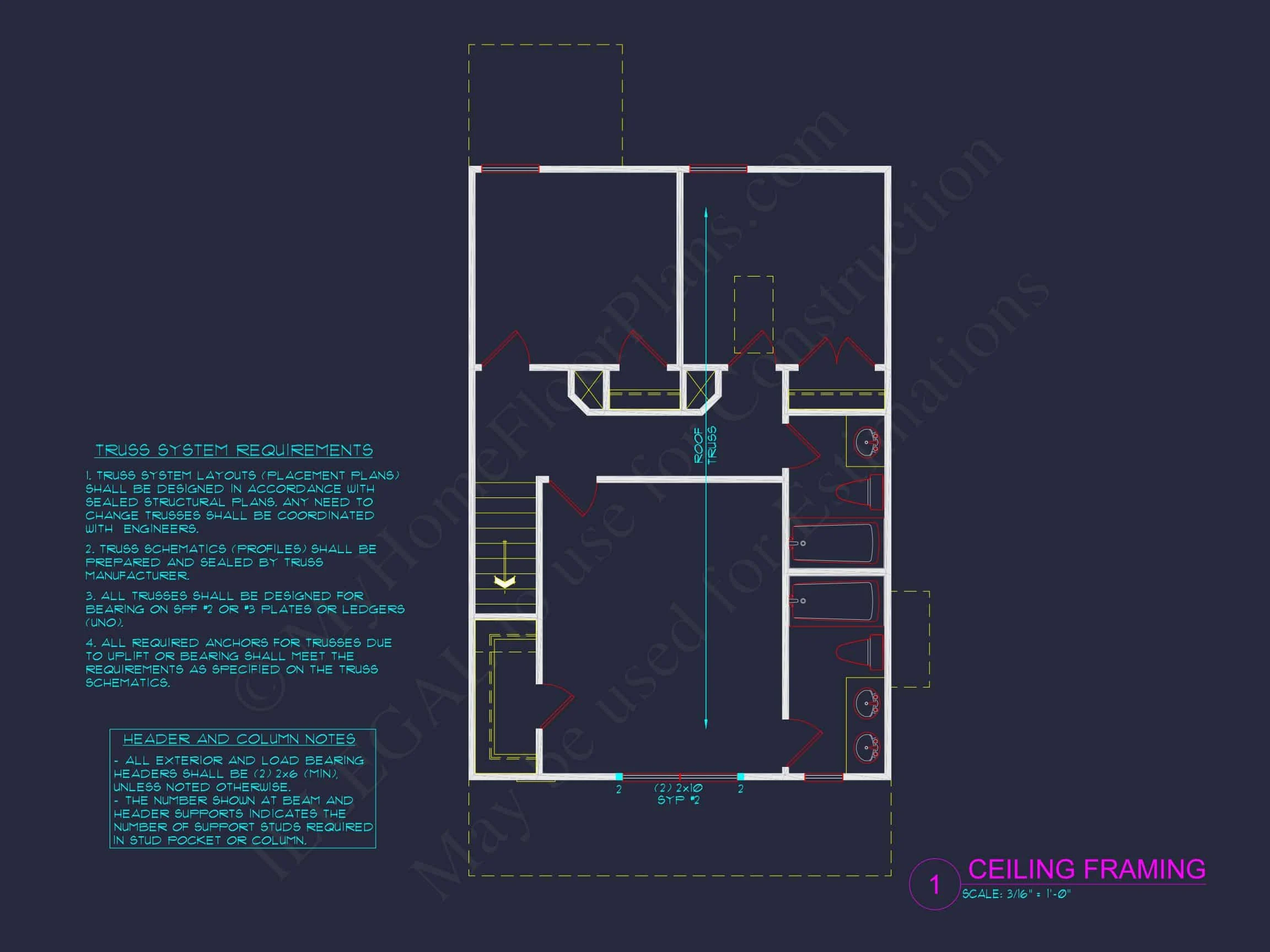 9-1510 HOUSE PLAN - Modern 3-Bedroom House Plan with Open Floor Plan & Attic 13 Modern 3-Bedroom house Plan with Open Floor Plan & Attic