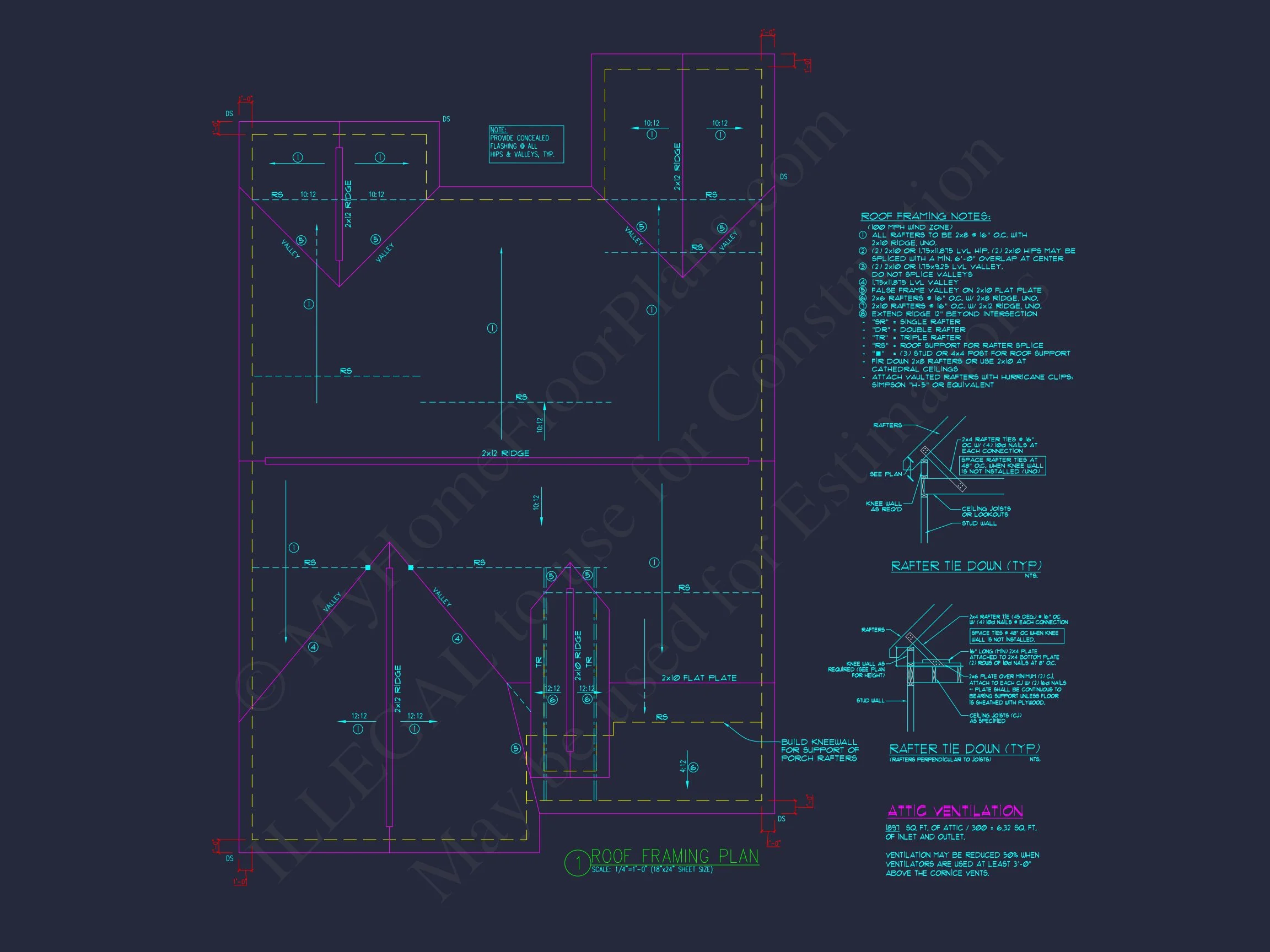 9-1457 HOUSE PLAN - Craftsman House Plan: Floor Plan Blueprint CAD Designs 13 Craftsman house Plan: Floor Plan Blueprint CAD Designs