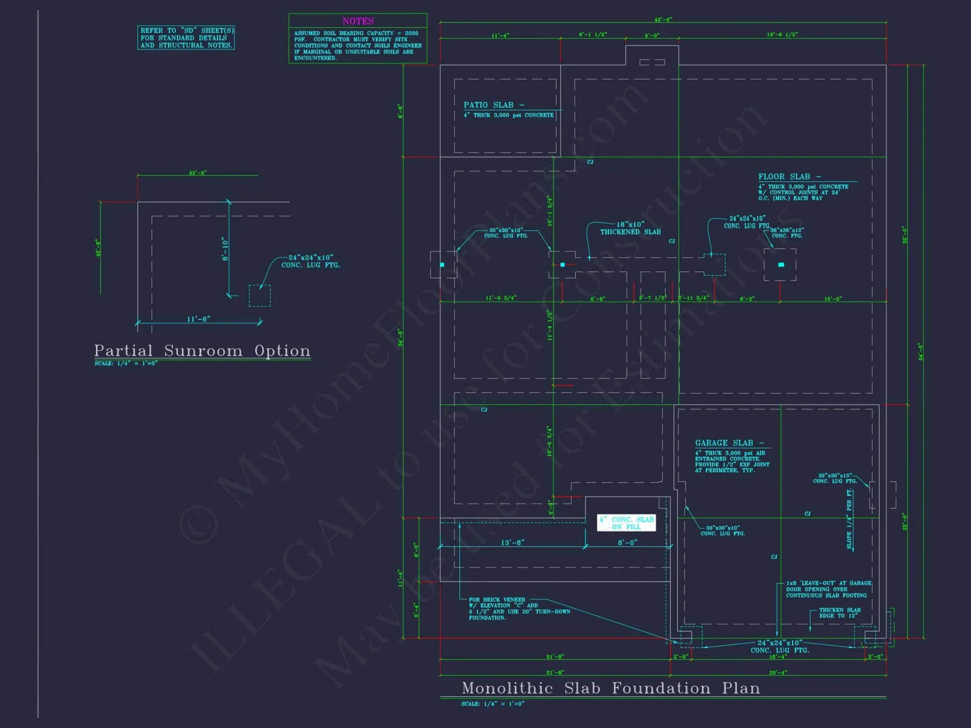 Modern Craftsman house Plan: Spacious Designs with 54'-0" Depth