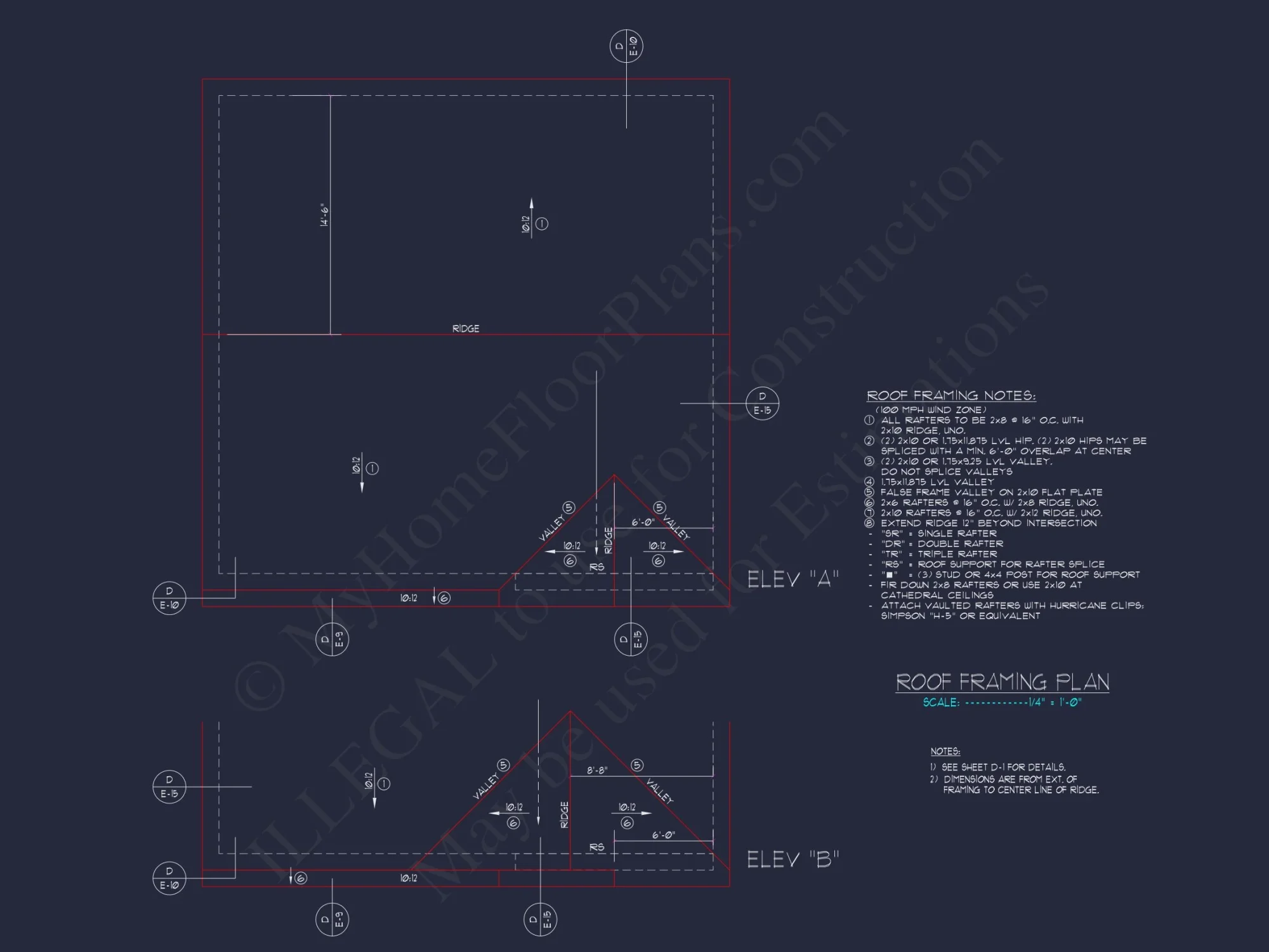 Traditional 3-Bedroom house Plan with Garage - Blueprints & CAD Designs