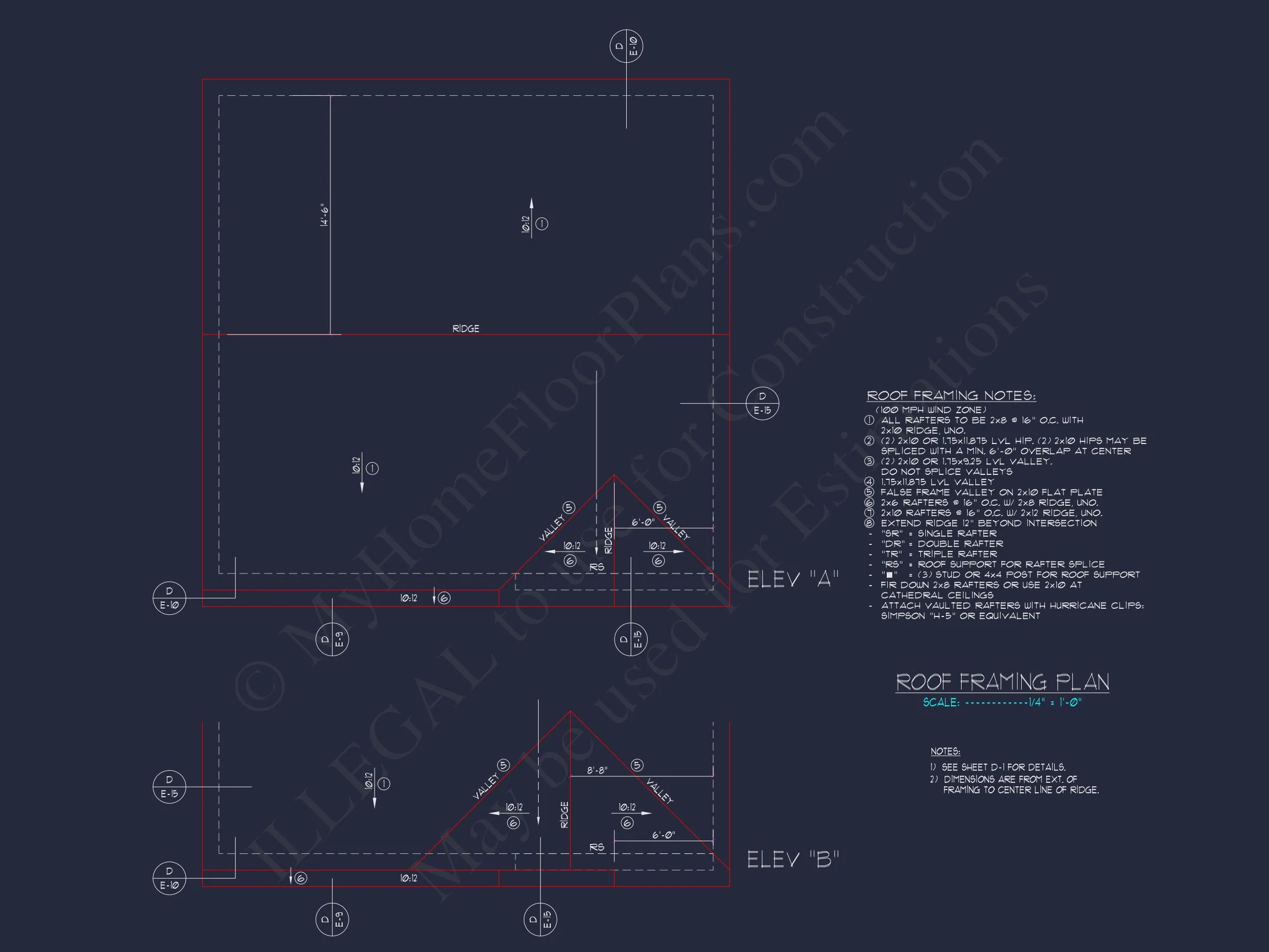 Traditional 3-Bedroom house Plan with Garage - Blueprints & CAD Designs
