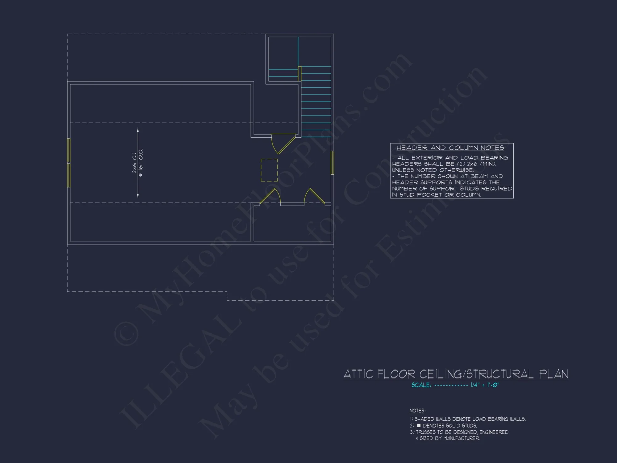 Traditional 3-Bedroom house Plan with Garage - Blueprints & CAD Designs