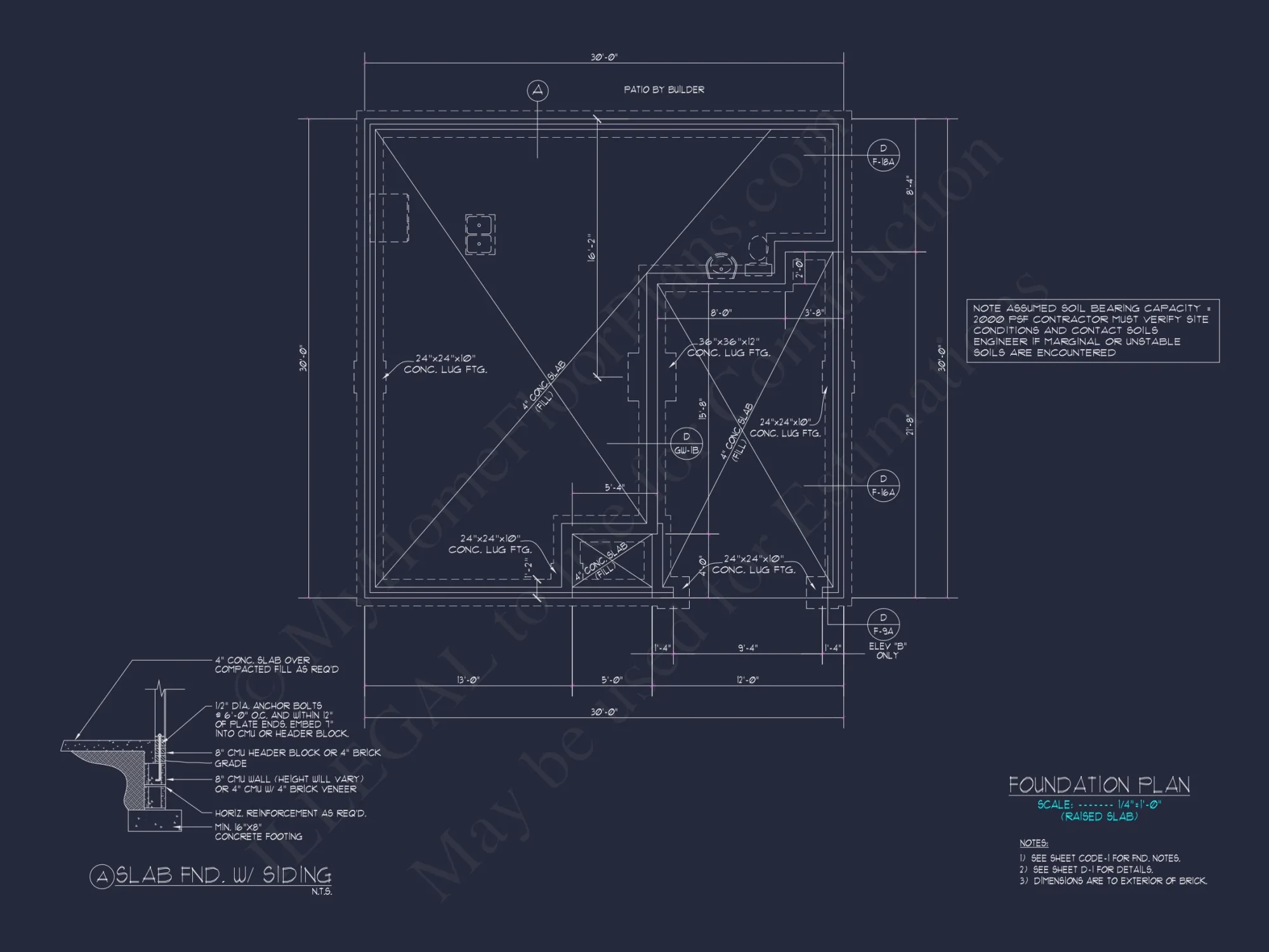 Traditional 3-Bedroom house Plan with Garage - Blueprints & CAD Designs