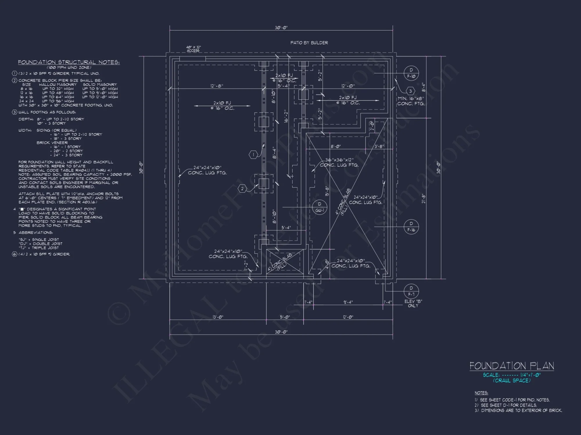Traditional 3-Bedroom house Plan with Garage - Blueprints & CAD Designs