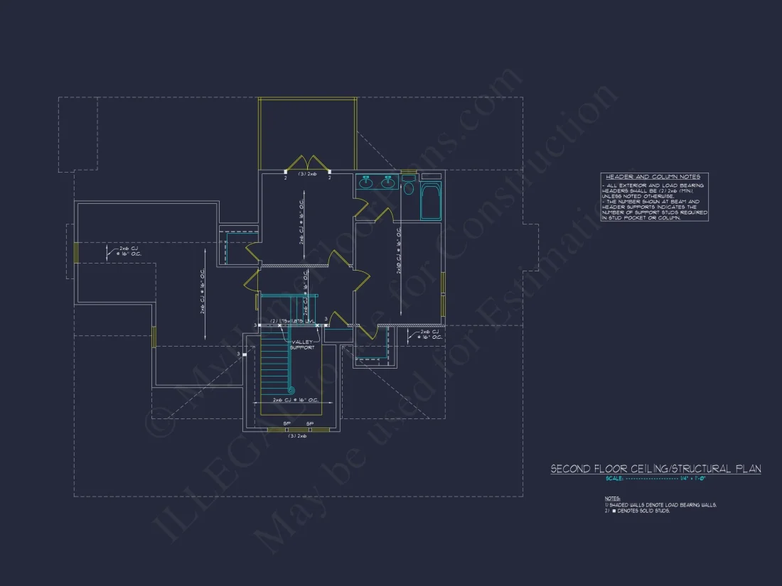 Craftsman house Plan with 2 Floors & Detailed CAD Designs