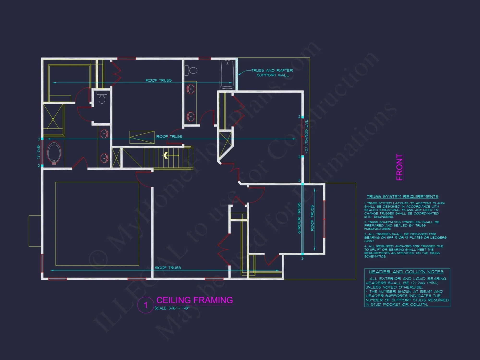 Customizable house Plan with CAD Designs and Blueprint