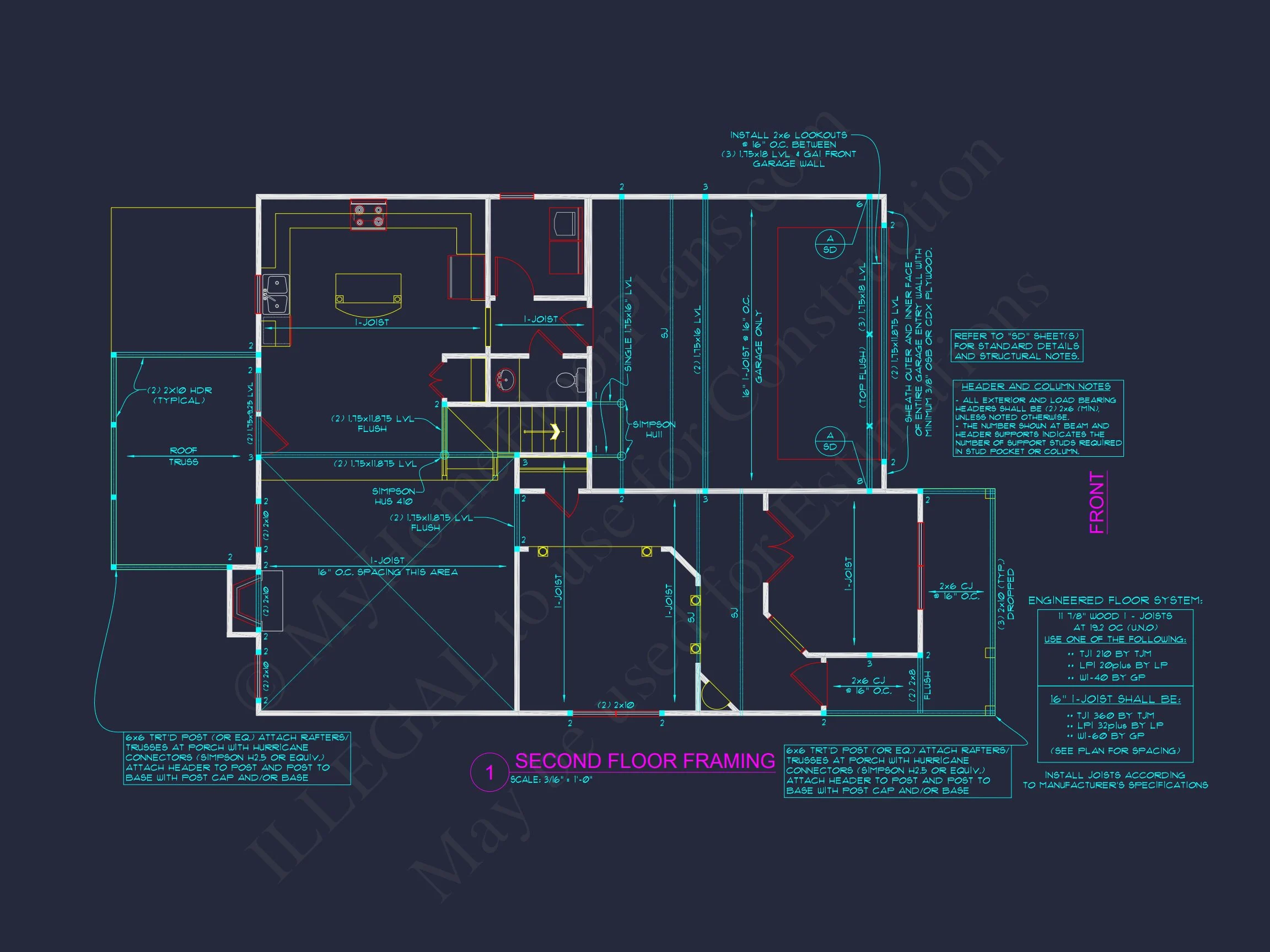 9-1202E HOUSE PLAN - Customizable House Plan with CAD Designs and Blueprint 7 Customizable house Plan with CAD Designs and Blueprint