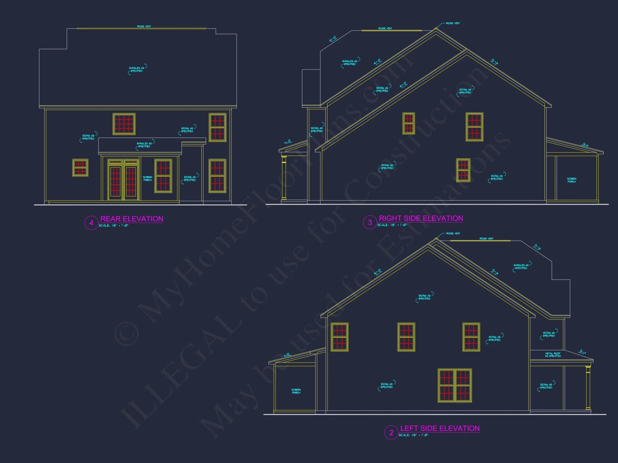 Customizable house Plan with CAD Designs and Blueprint