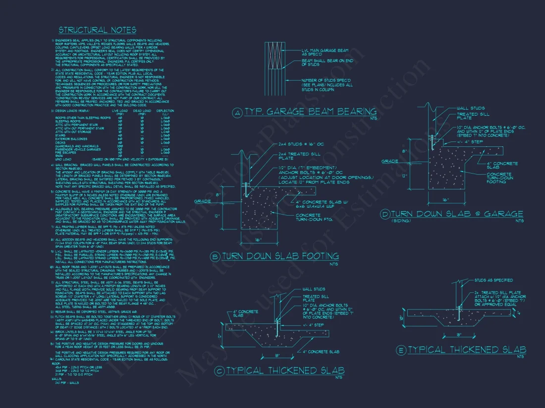 Modern Craftsman house Plan: Spacious CAD Architecture Blueprint