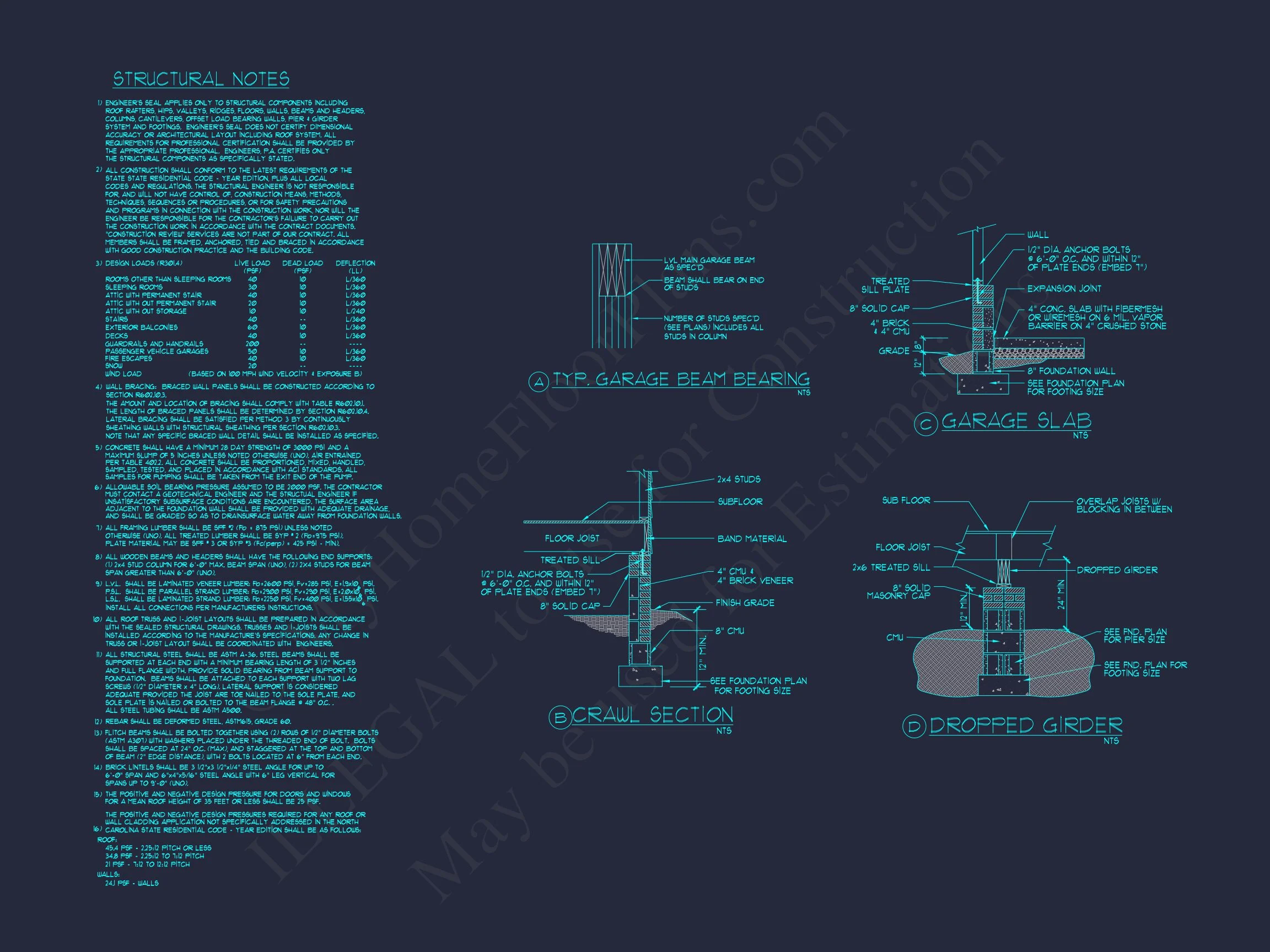 9-1202C HOUSE PLAN - Modern Craftsman house design offers 4 bedrooms, 3 bathrooms 13 Modern Craftsman house Plan: Spacious CAD Architecture Blueprint