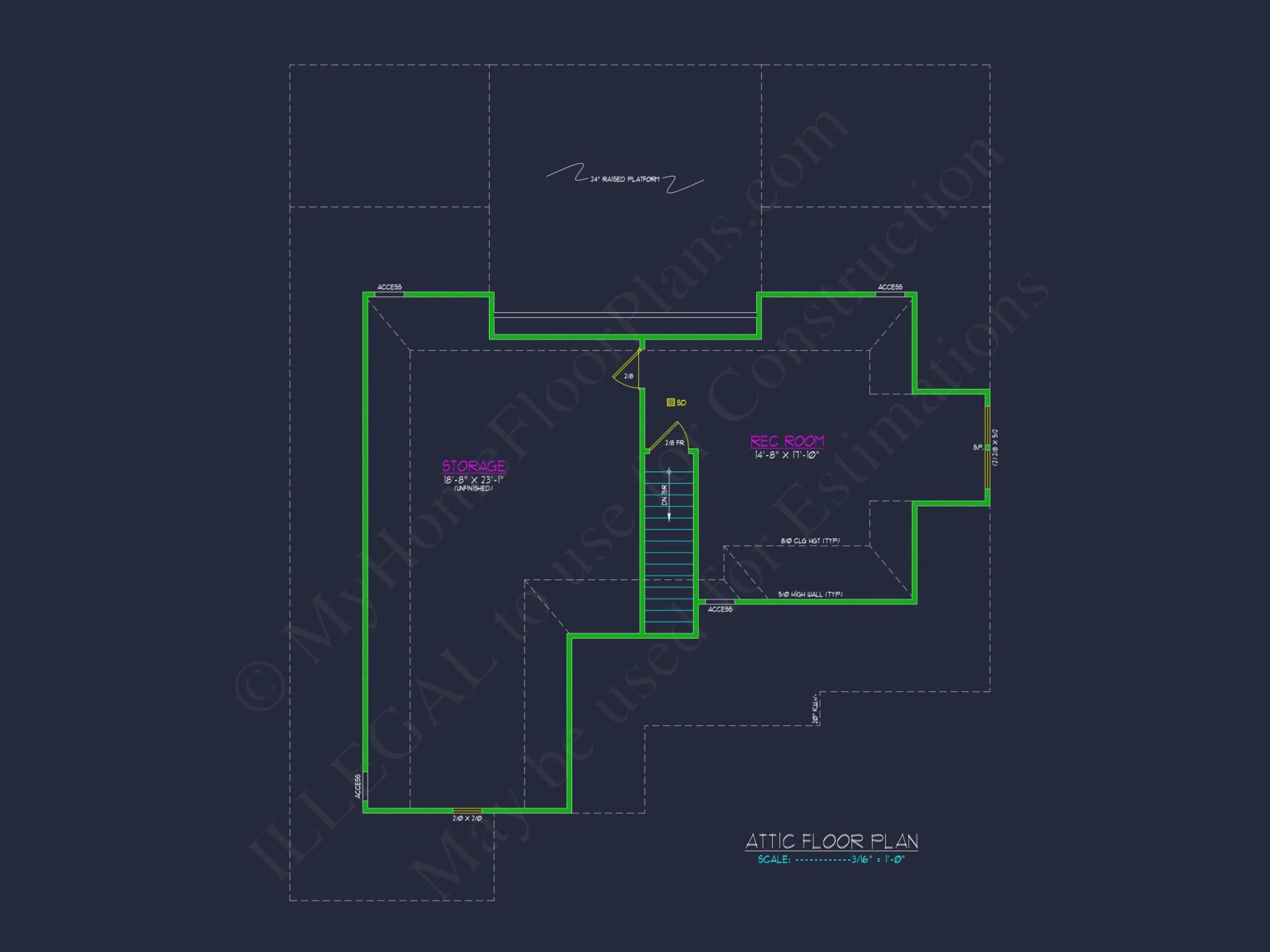 Tudor house Plan w/2-Car Garage