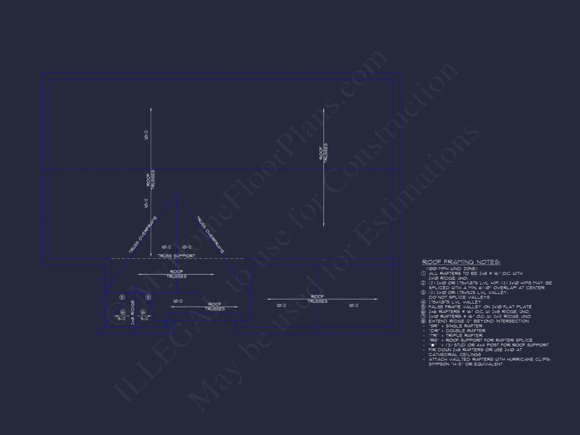 Beautiful house Plan with 4 Beds, 2 Car Garage & CAD Designs