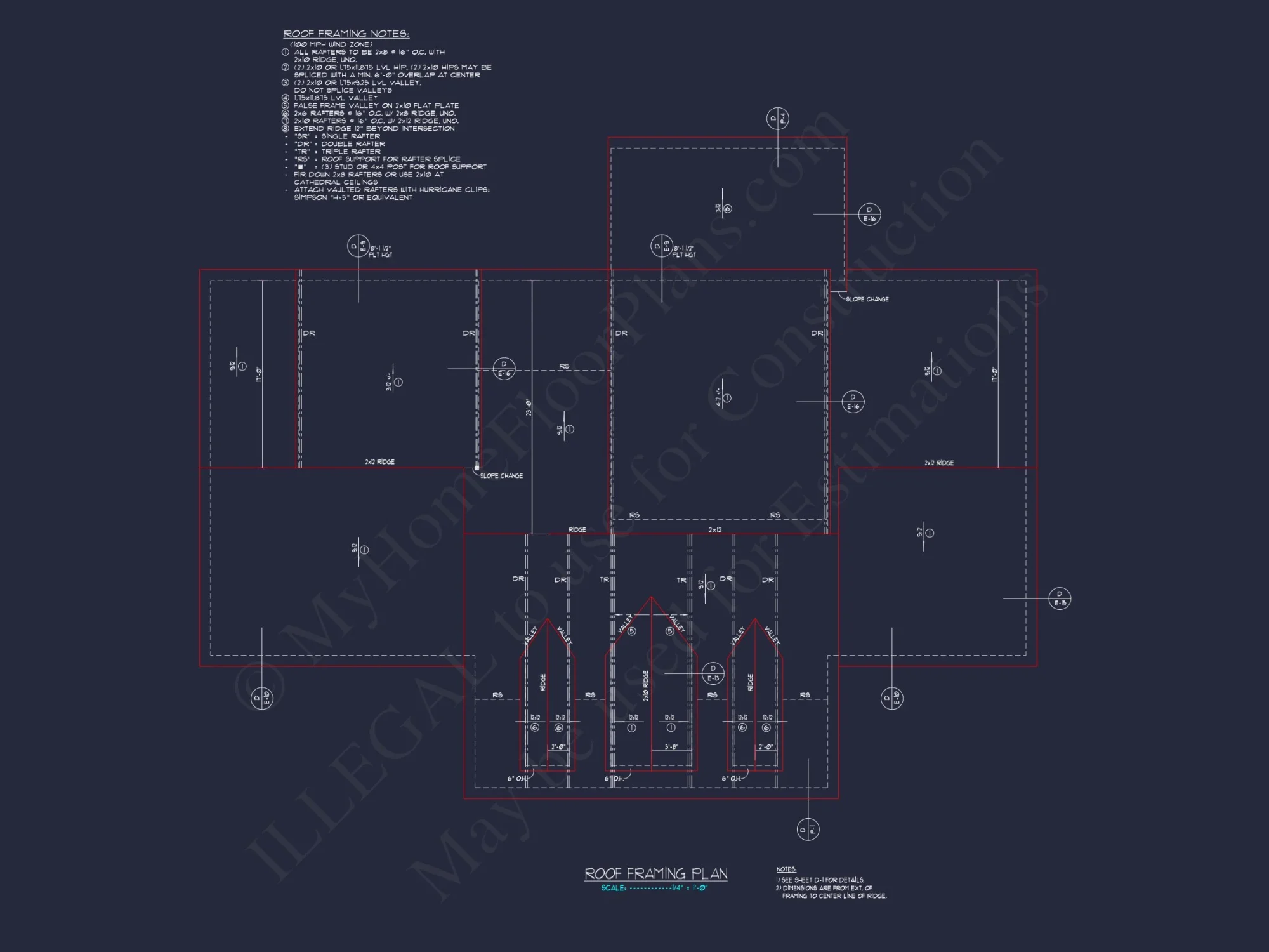 Stunning Colonial Revival house Plan with 2-Story CAD Designs