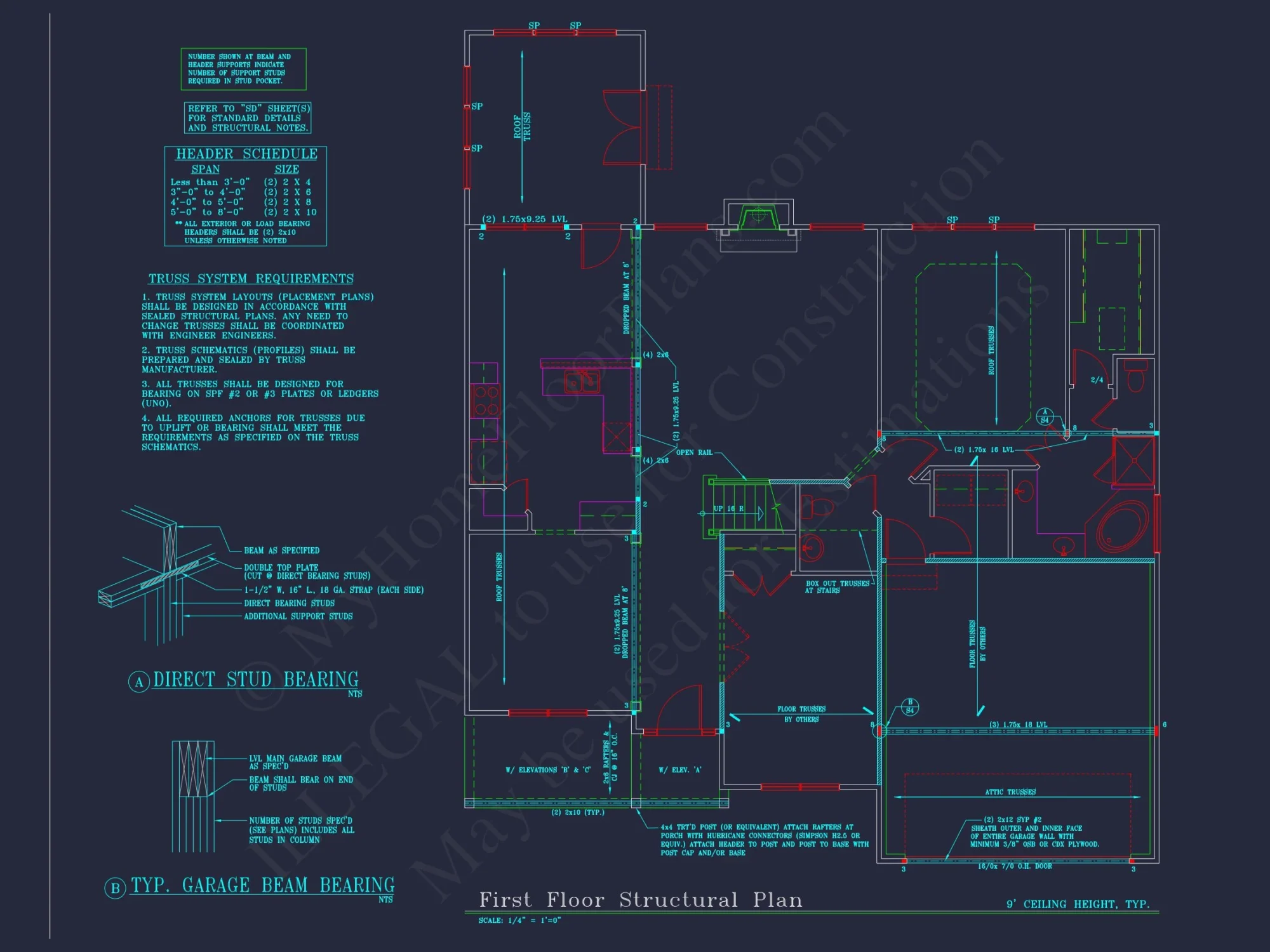 Beautiful 2-Story house Plan with CAD Floor Designs & Blueprint