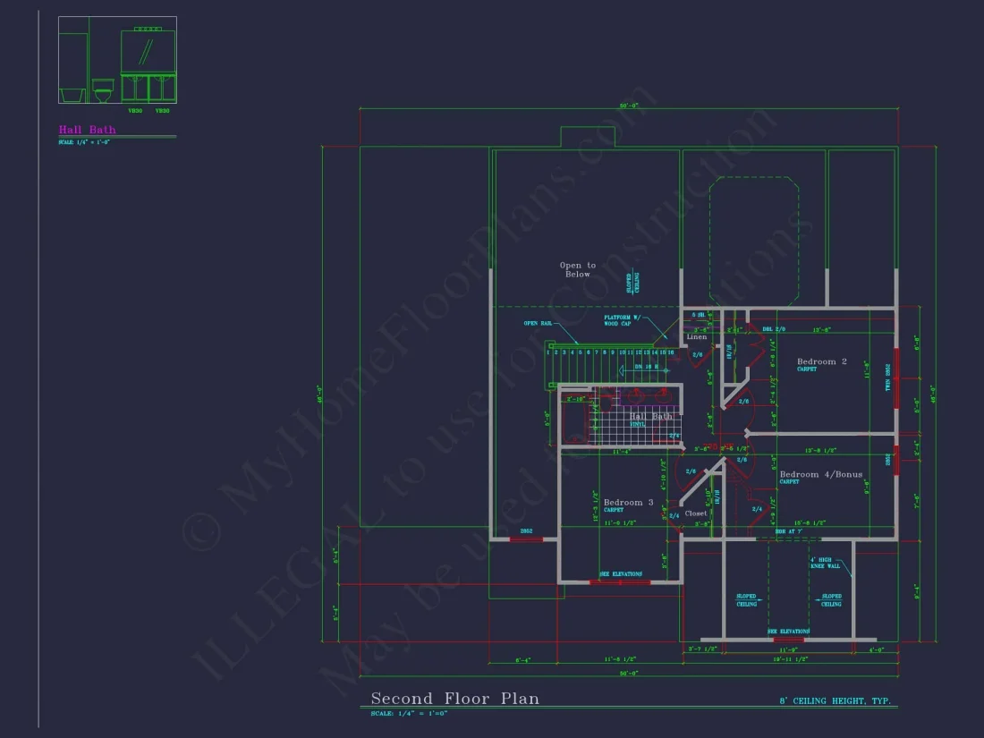 Beautiful 2-Story house Plan with CAD Floor Designs & Blueprint