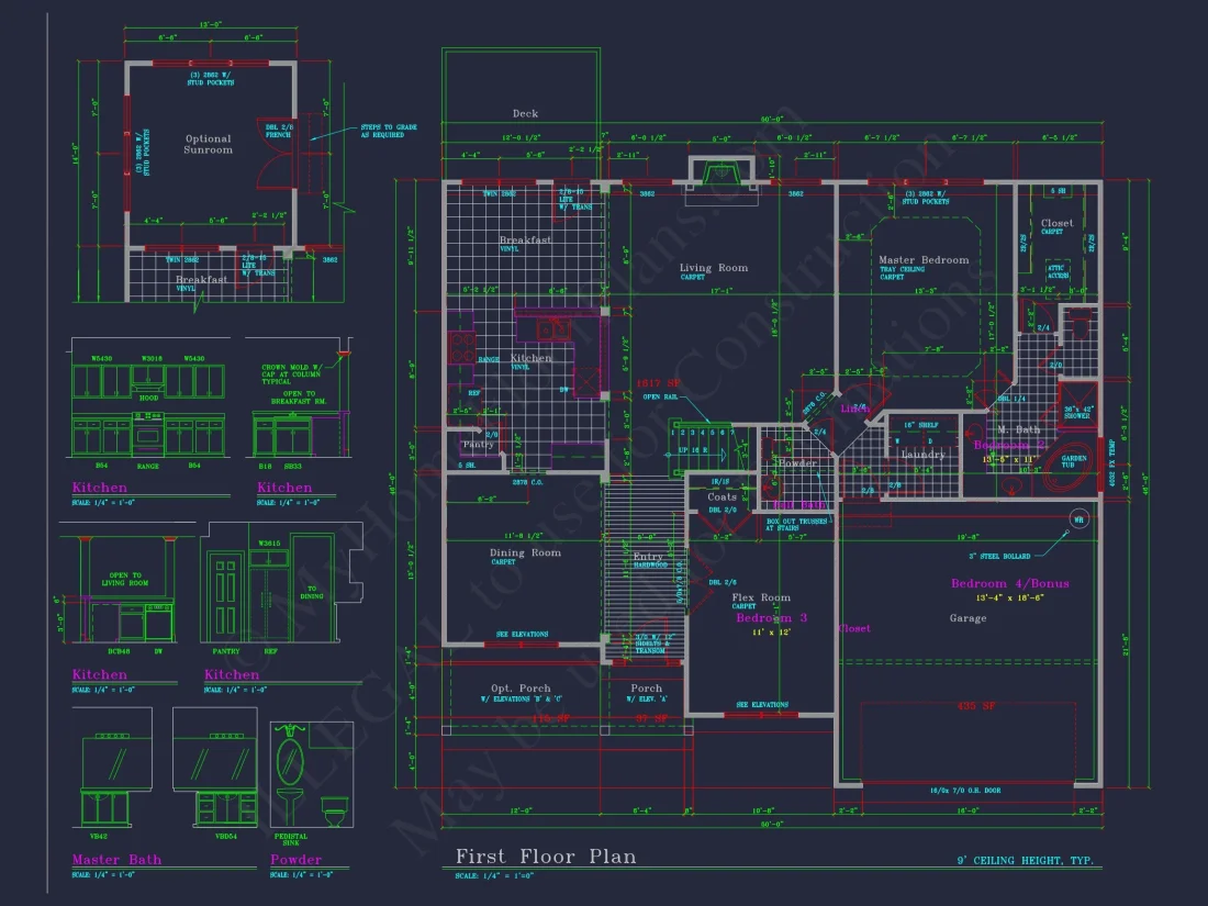 Beautiful 2-Story house Plan with CAD Floor Designs & Blueprint