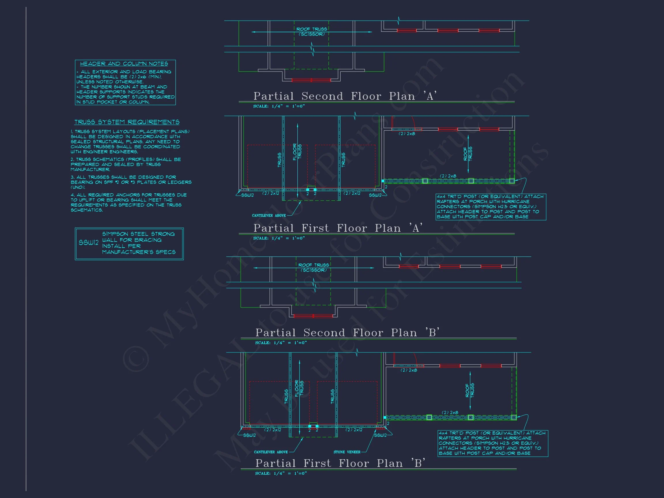 9-1086 HOUSE PLAN - Beautiful 2-Story House Plan with CAD Floor Designs & Blueprint 16 Beautiful 2-Story house Plan with CAD Floor Designs & Blueprint