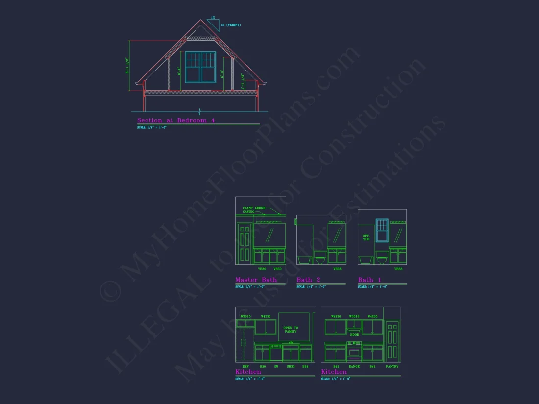 Beautiful 2-Story house Plan with CAD Floor Designs & Blueprint