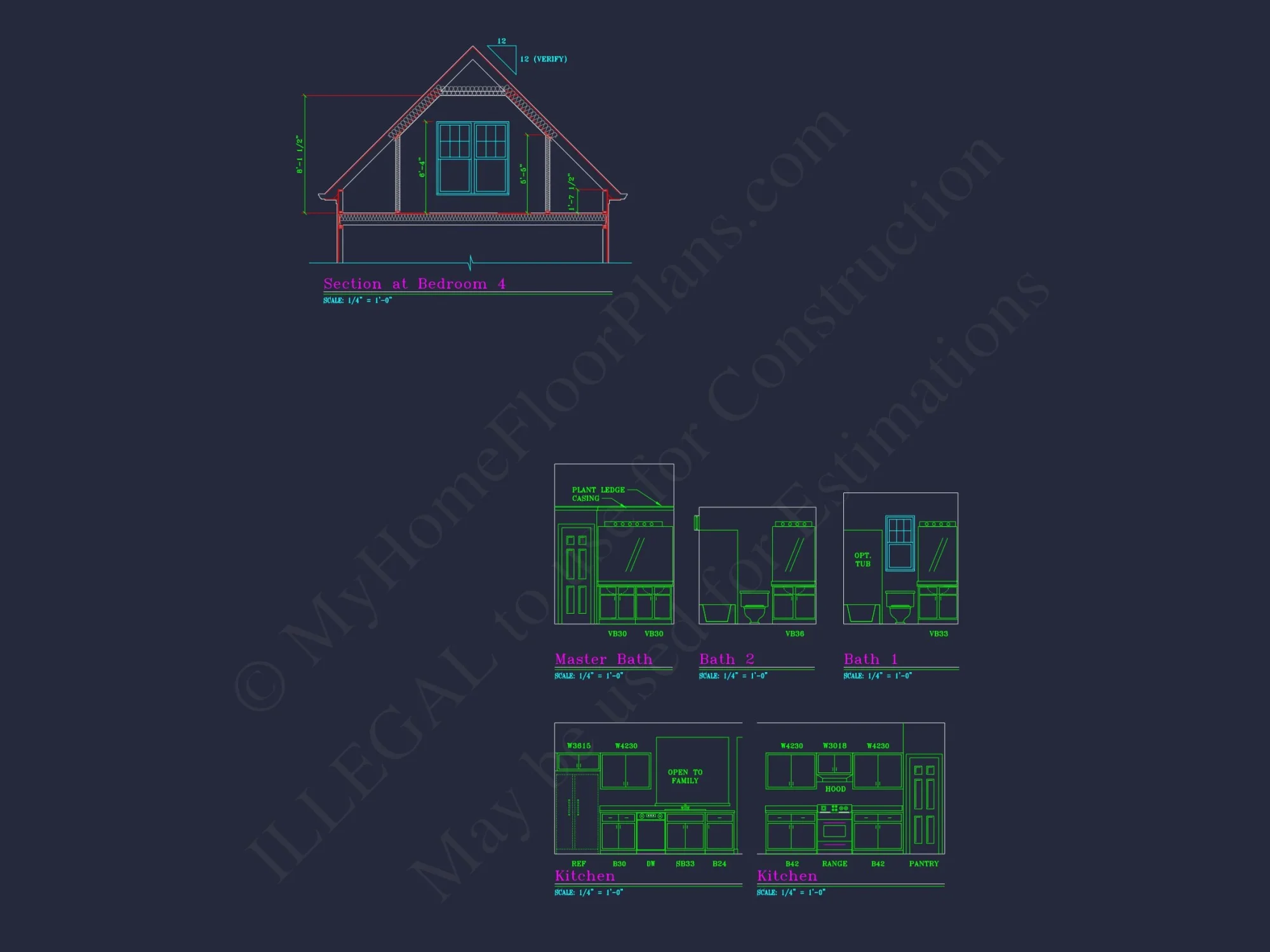 Beautiful 2-Story house Plan with CAD Floor Designs & Blueprint