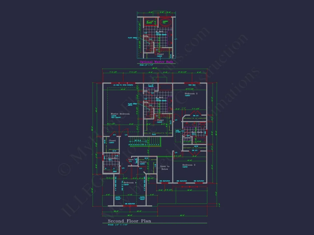 Beautiful 2-Story house Plan with CAD Floor Designs & Blueprint
