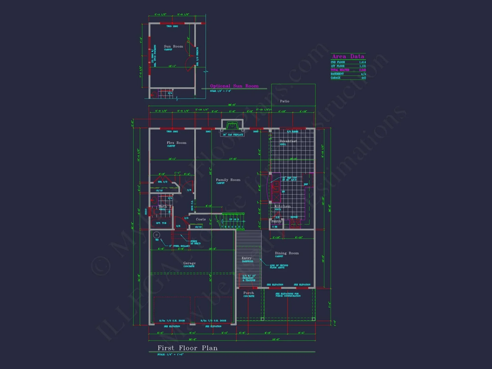 Beautiful 2-Story house Plan with CAD Floor Designs & Blueprint