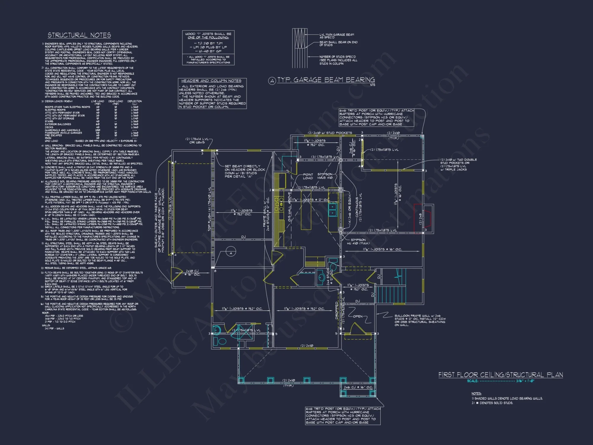 2872 SqFt 4-Bedroom Traditional house Plan & Blueprint